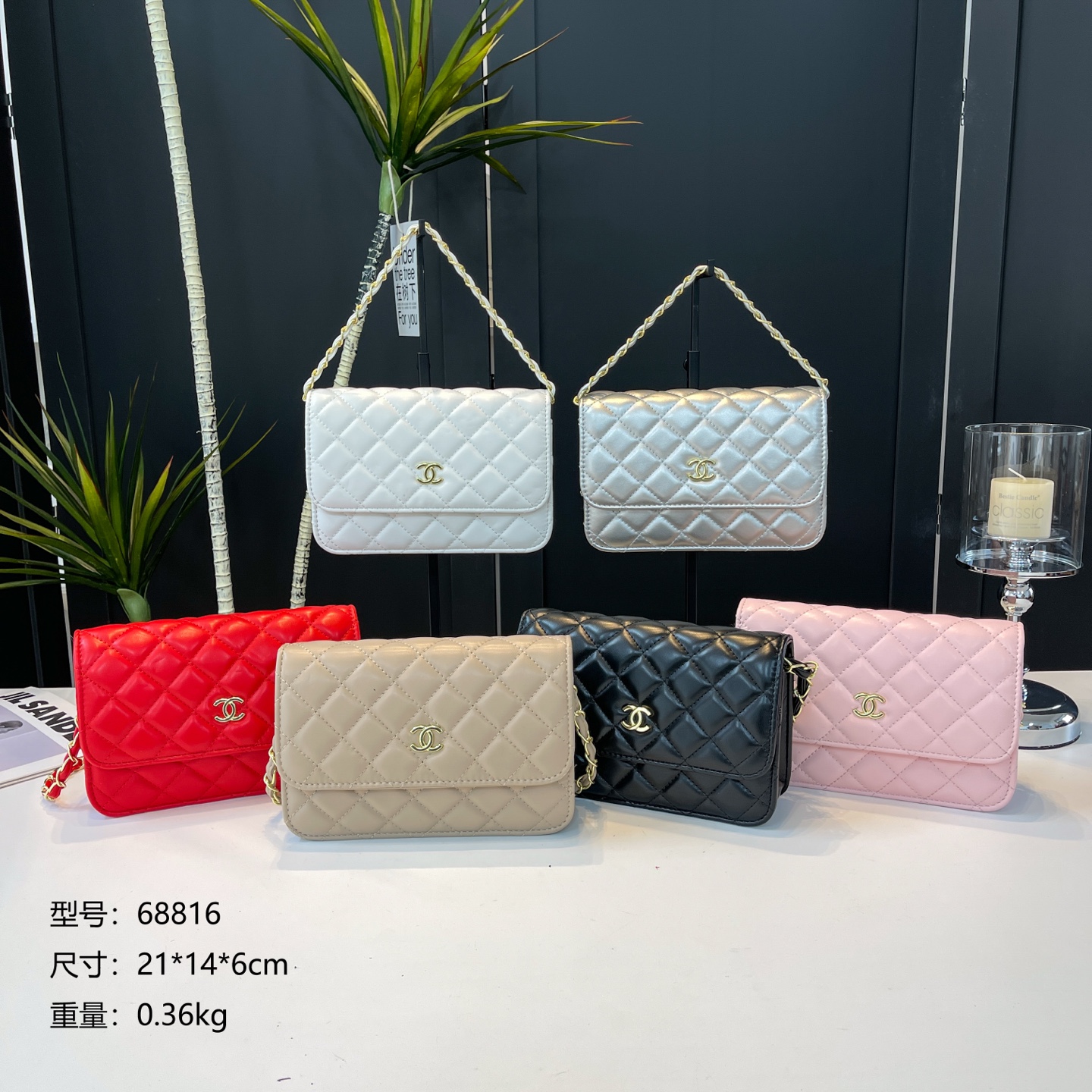 27$ dh CHANEL 68816 Shoulder bag size 21X14X6 cm 60385012971 BY2217 gallery