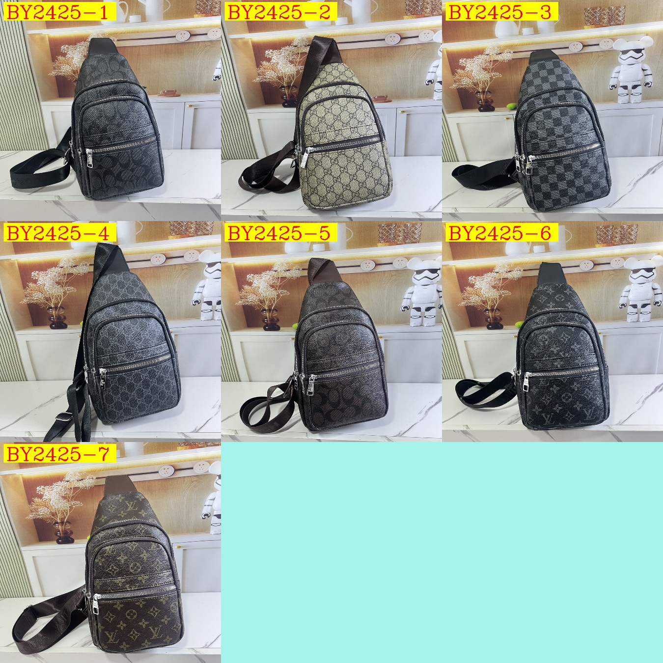 27$ dh LV 3947 Shoulder bag size 18X31X6 cm 60385012971 BY2425 gallery