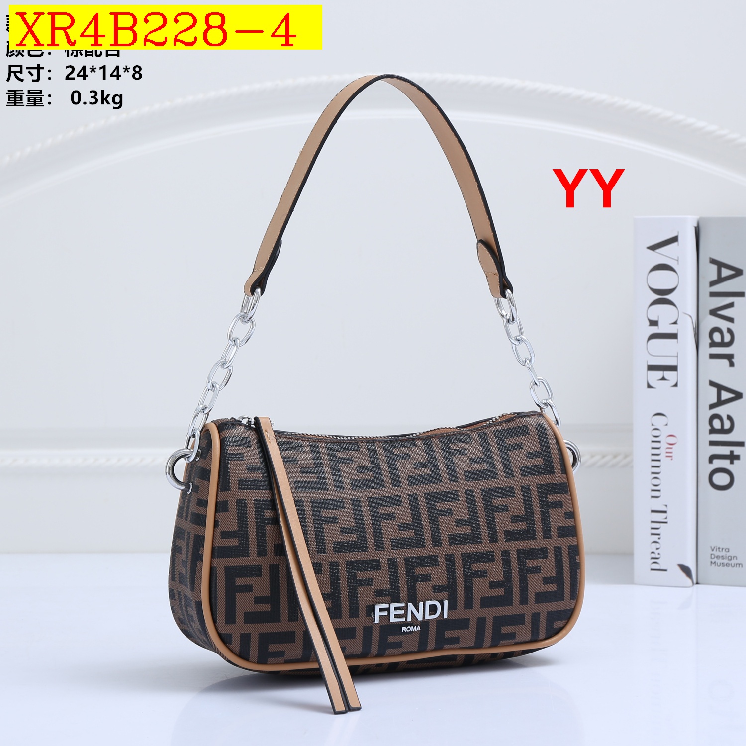 27$ new_dh FENDI 1506 size 24X14X8 CM 40198012769 XR4B228 gallery
