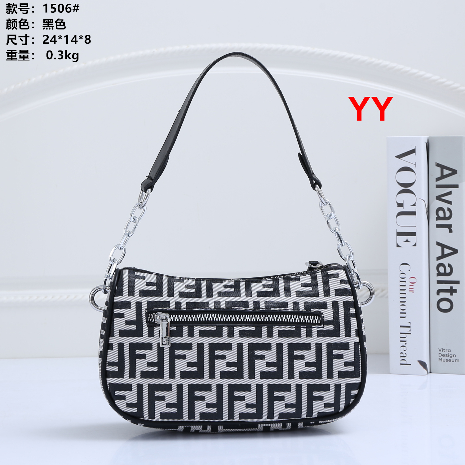 27$ new_dh FENDI 1506 size 24X14X8 CM 40198012769 XR4B228 gallery