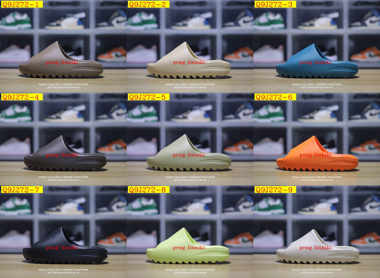 new_dh Kanye West x Adidas Yeezy Slide size 36 45 21110012769 Q9J272 gallery