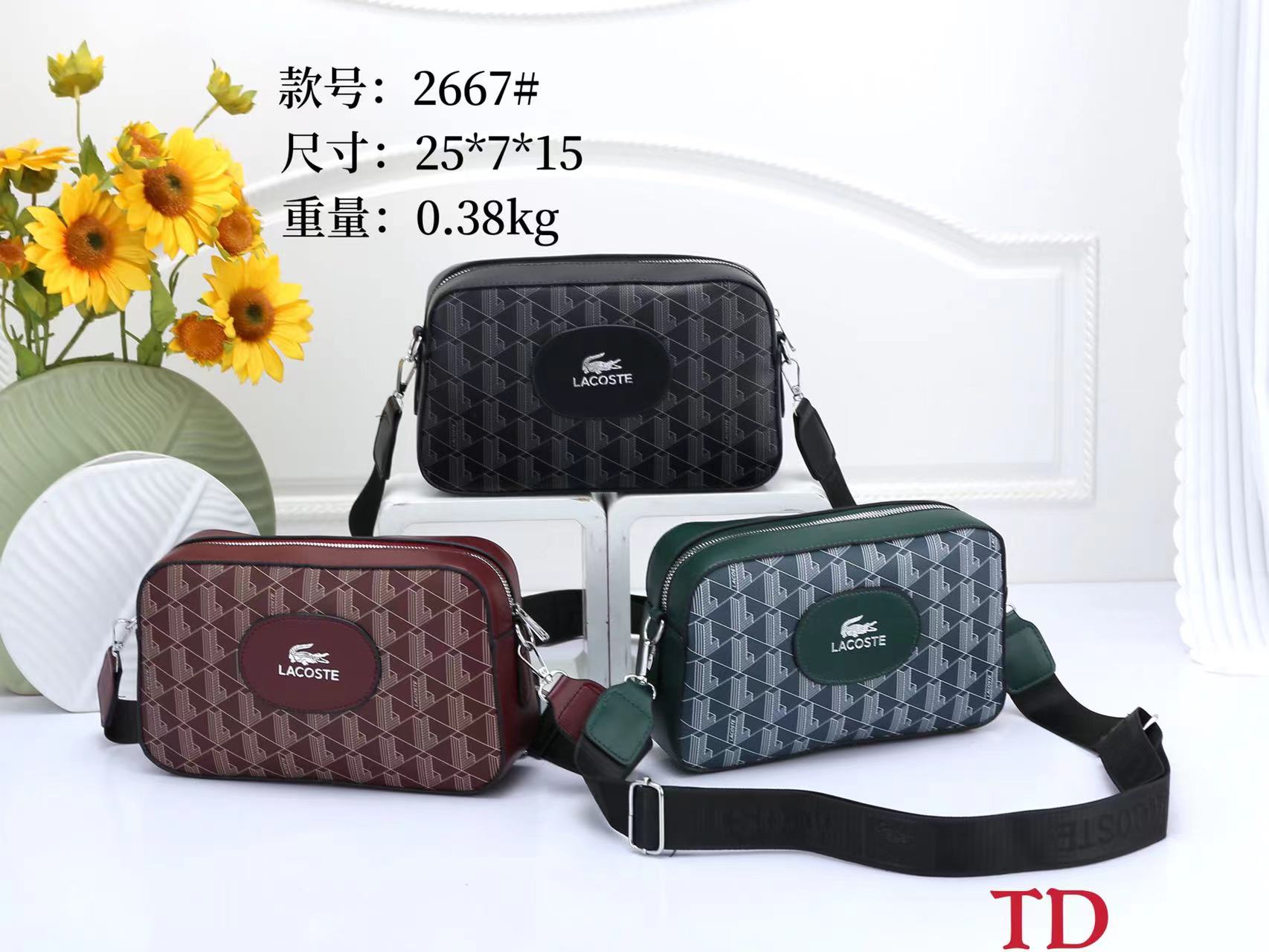 27$ new_dh LACOSTE_2667 SIZE 25X7X15 CM 60294012864 XR3B160 gallery