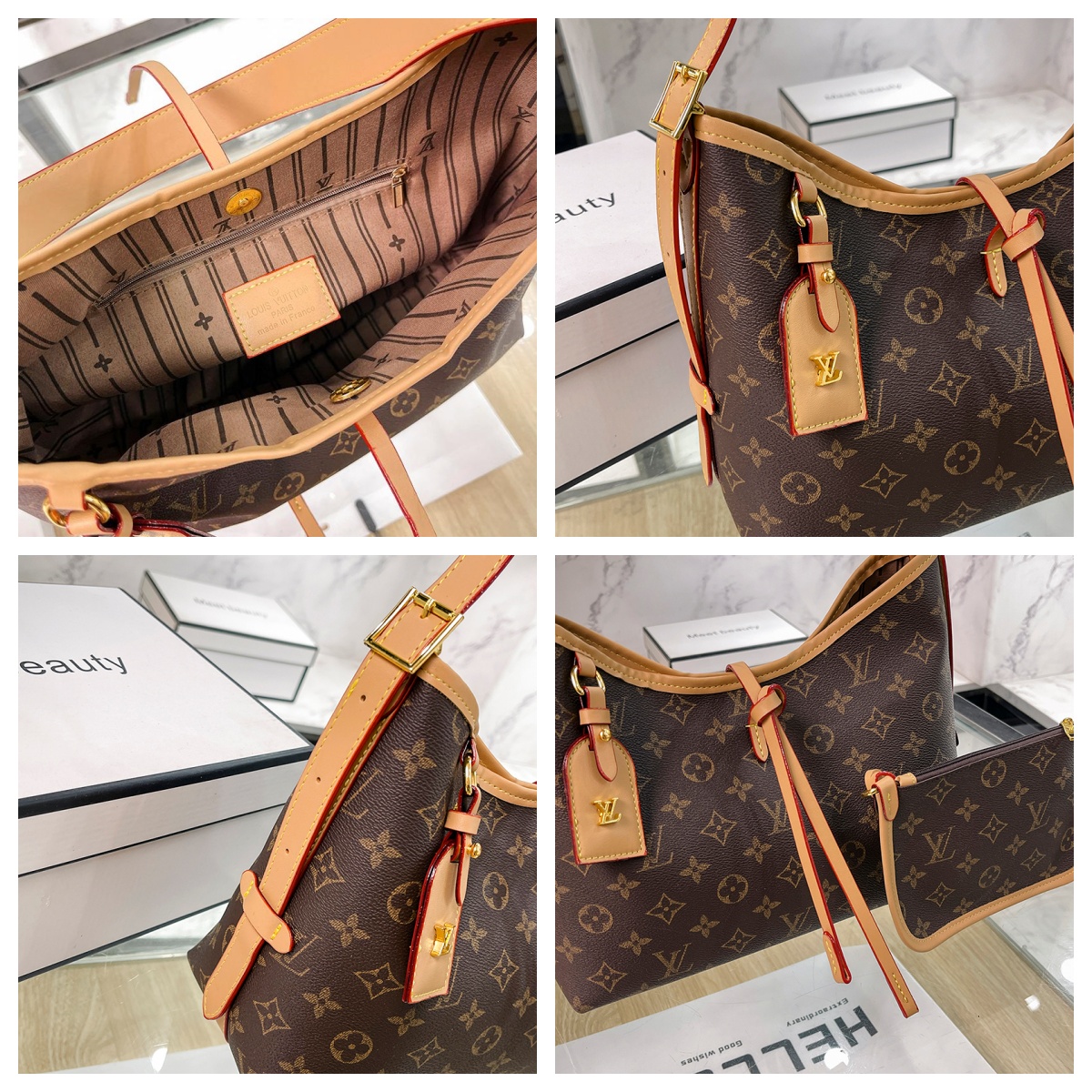 28$ LV 138 Shoulder bag size 30x23x12 cm 414030 BY2903 gallery