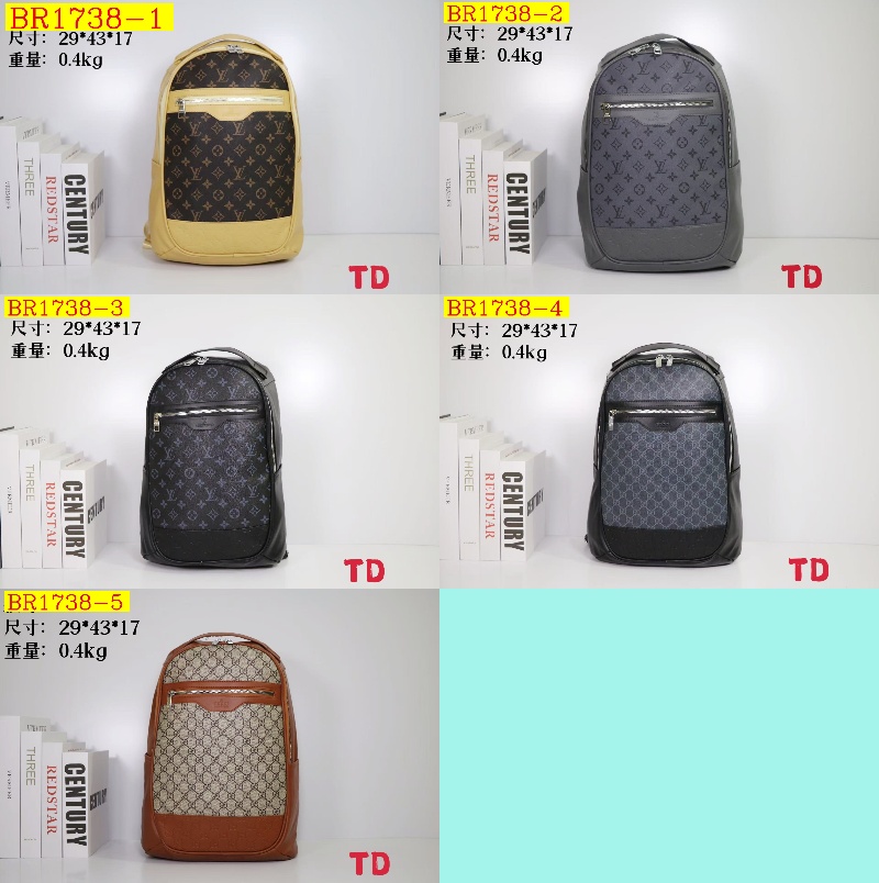 28$ LV 2760 Backpack bag size 29x43x17 cm 817070 BR1738 gallery