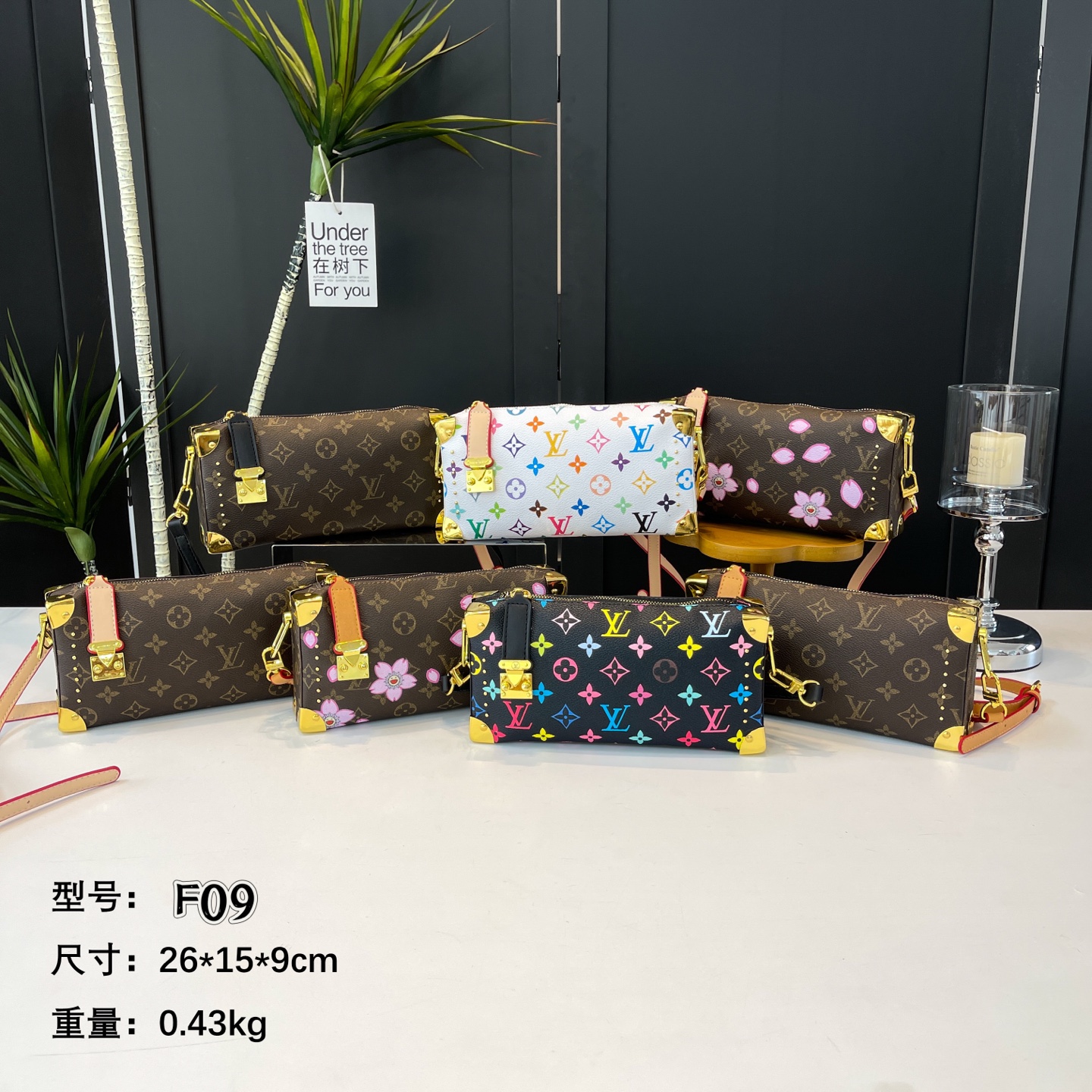 28$ LV F09 Shoulder bag size 26x15x9 cm 012022 BY2847 gallery
