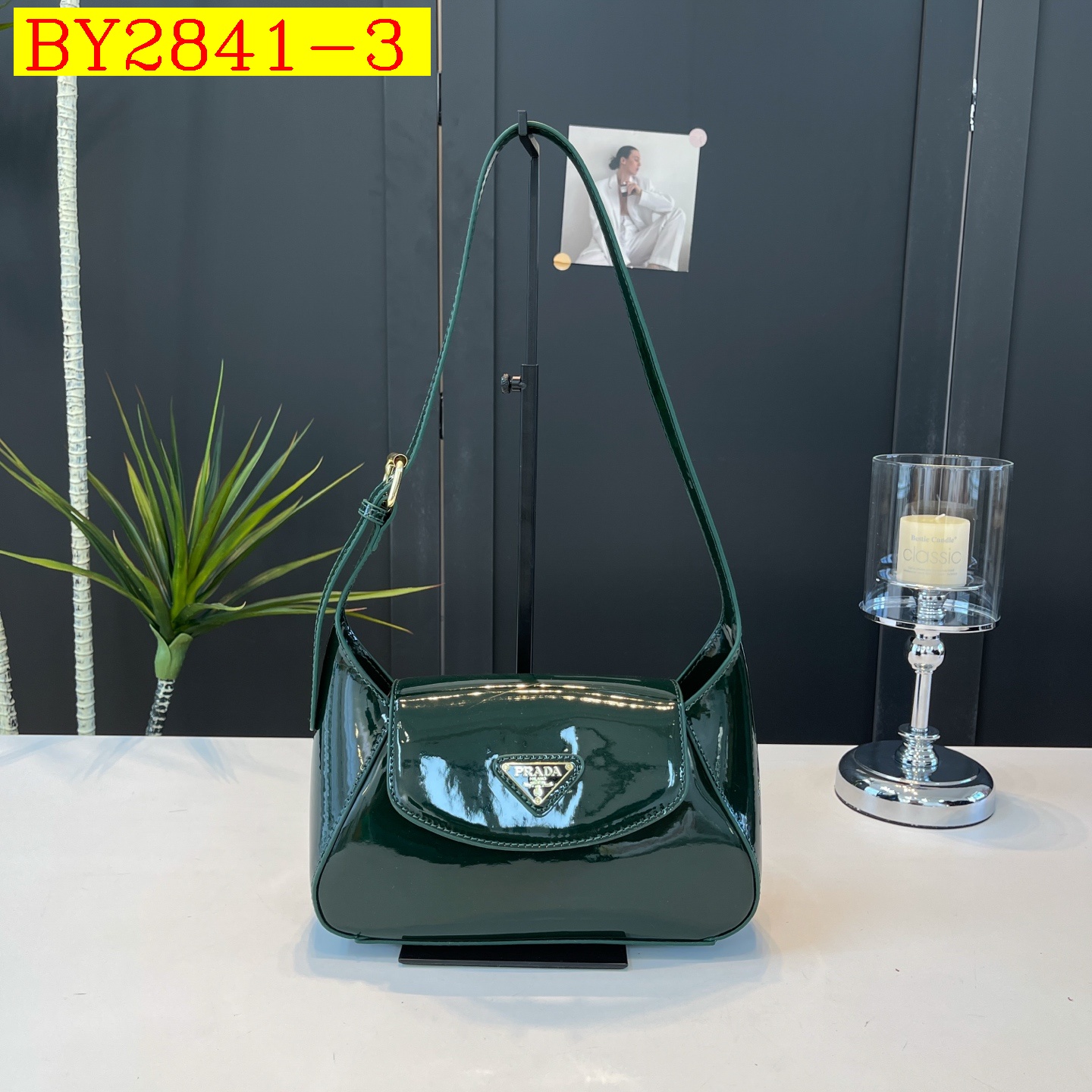 28$ PRADA 9555 Shoulder bag size 25X17X8 cm 513020 BY2841 gallery