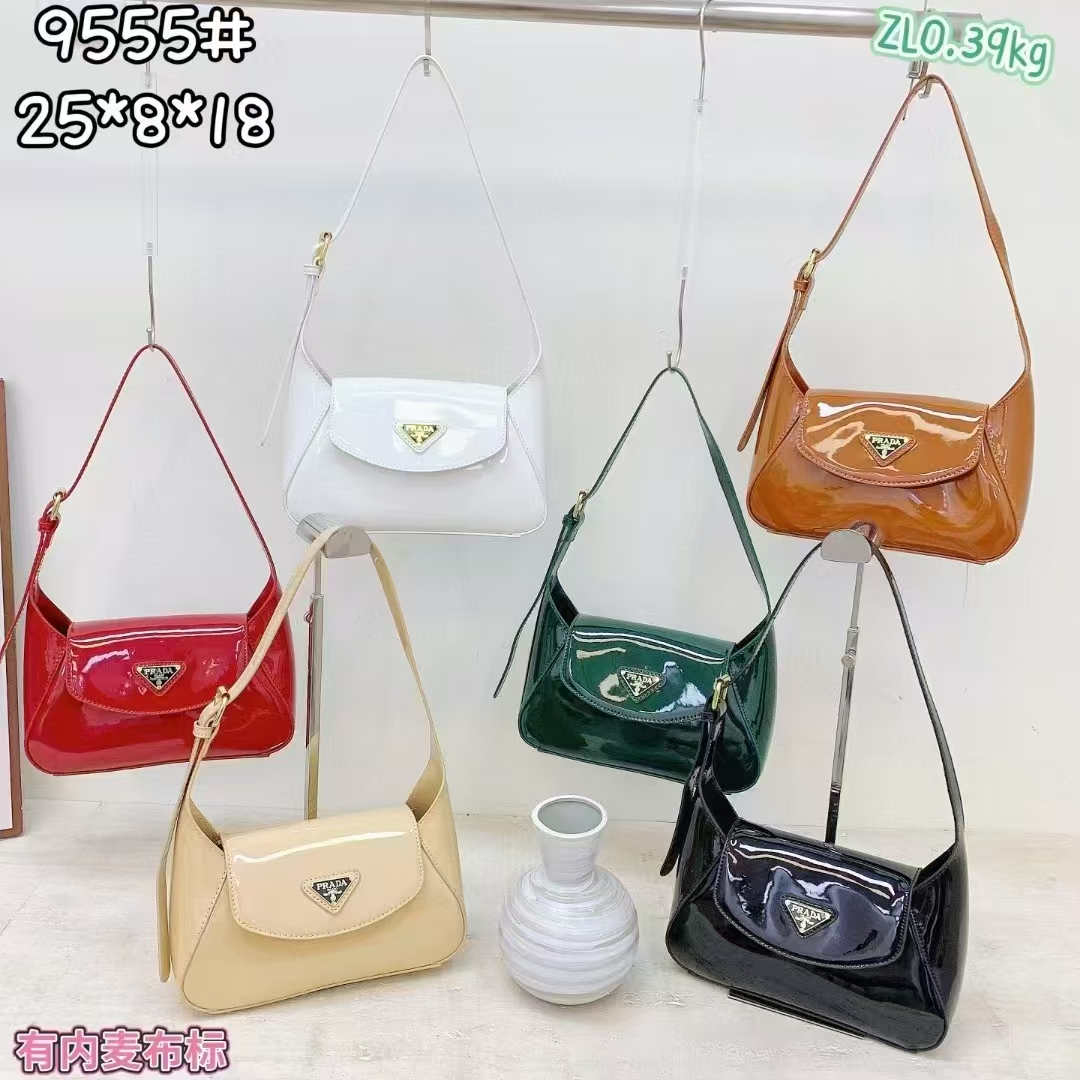 28$ PRADA 9555 Shoulder bag size 25X8X18 cm 518030 BY2883 gallery