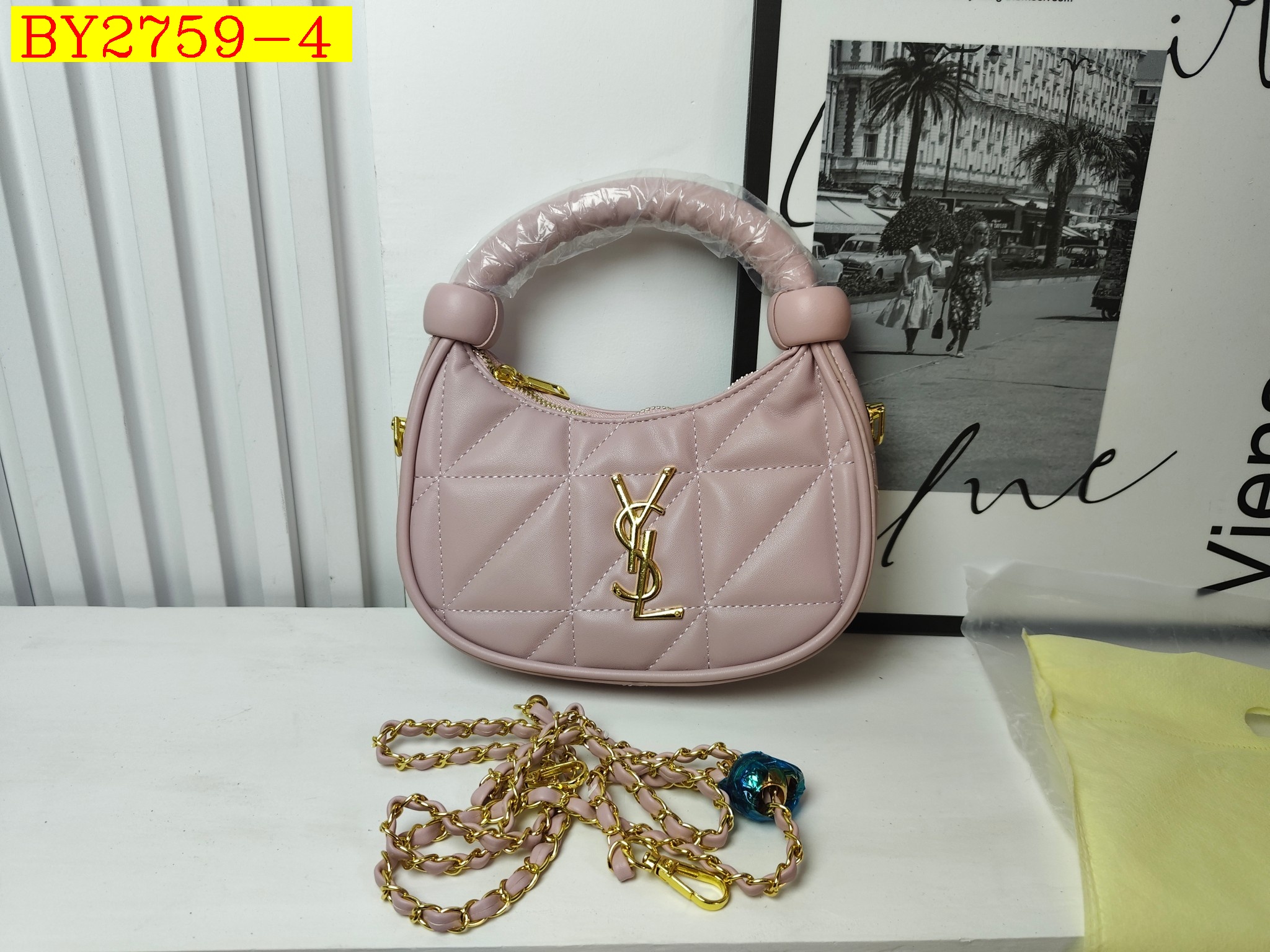 28$ YSL 533 Shoulder bag size 21x22x6 cm 0908 BY2759 gallery