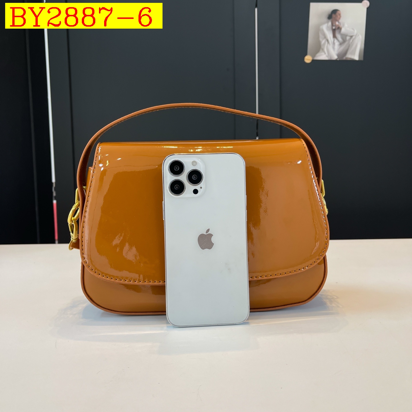 28$ YSL 58801 Shoulder bag size 25X17X8 cm 9930 BY2887 gallery