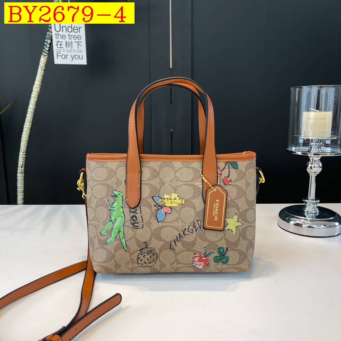28$ dh COACH F11 Tote bag size 25X16X11 cm 90586812987 BY2679 gallery