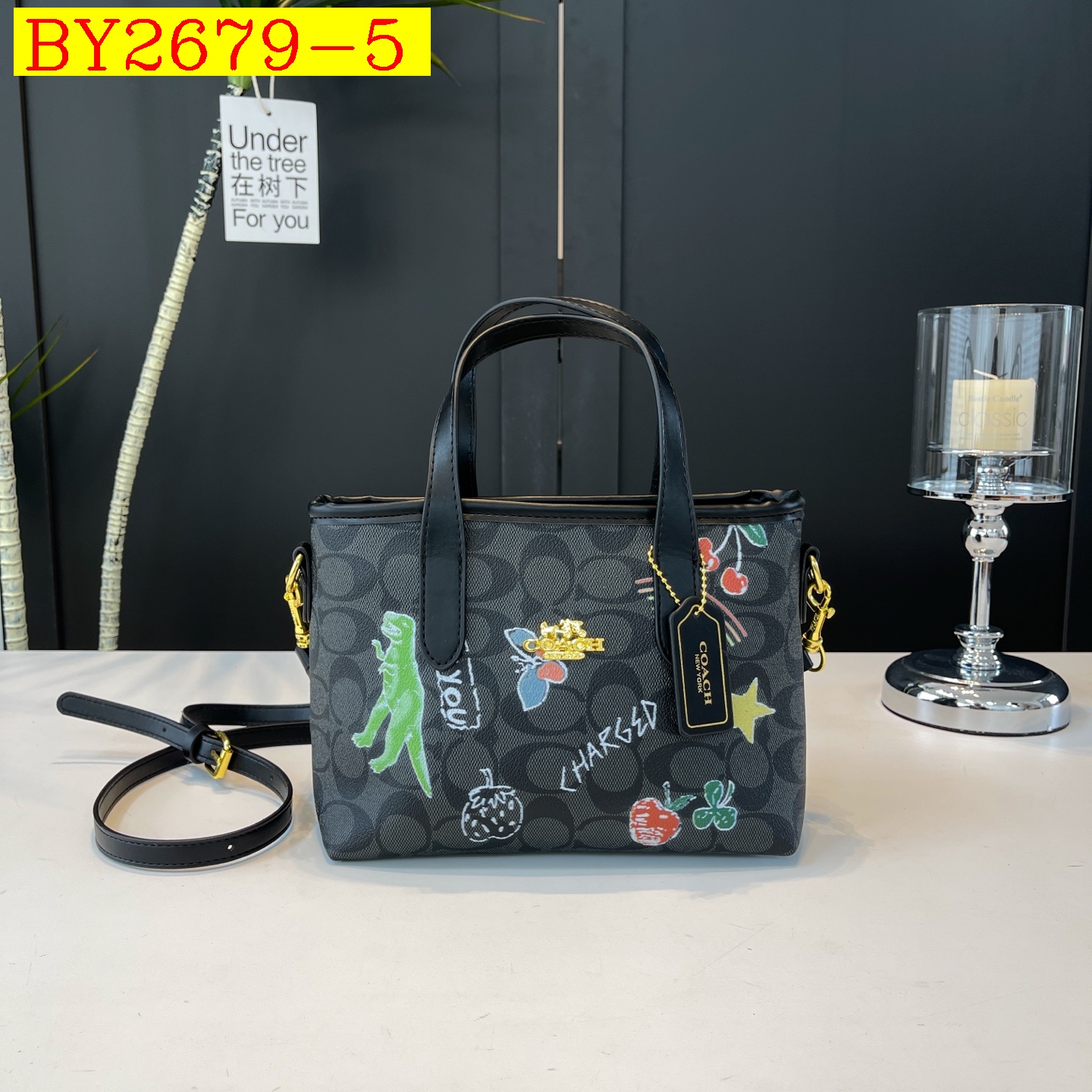 28$ dh COACH F11 Tote bag size 25X16X11 cm 90586812987 BY2679 gallery