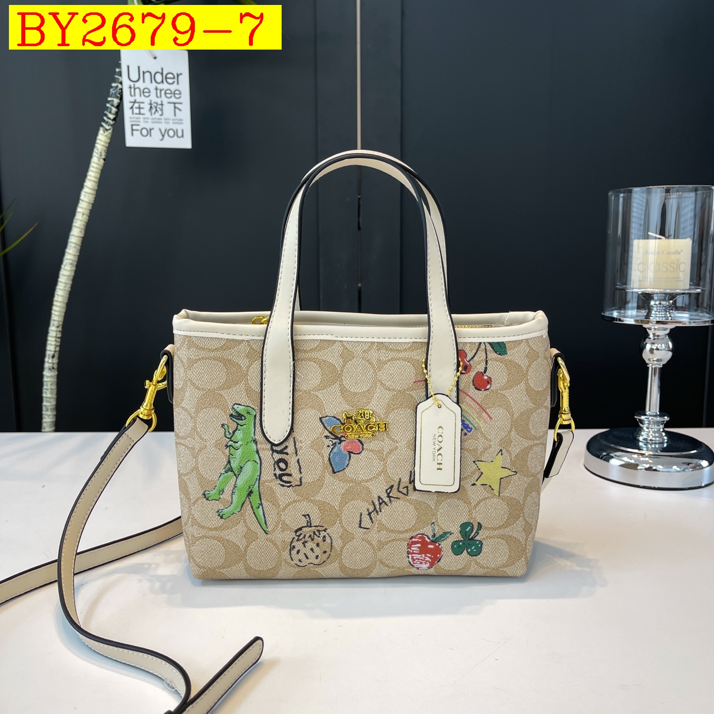 28$ dh COACH F11 Tote bag size 25X16X11 cm 90586812987 BY2679 gallery