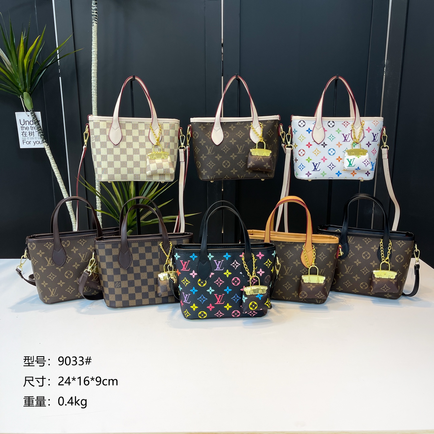 28$ dh LV 9033 Tote bag size 24X16X9 cm 90586812987 BY2409 gallery