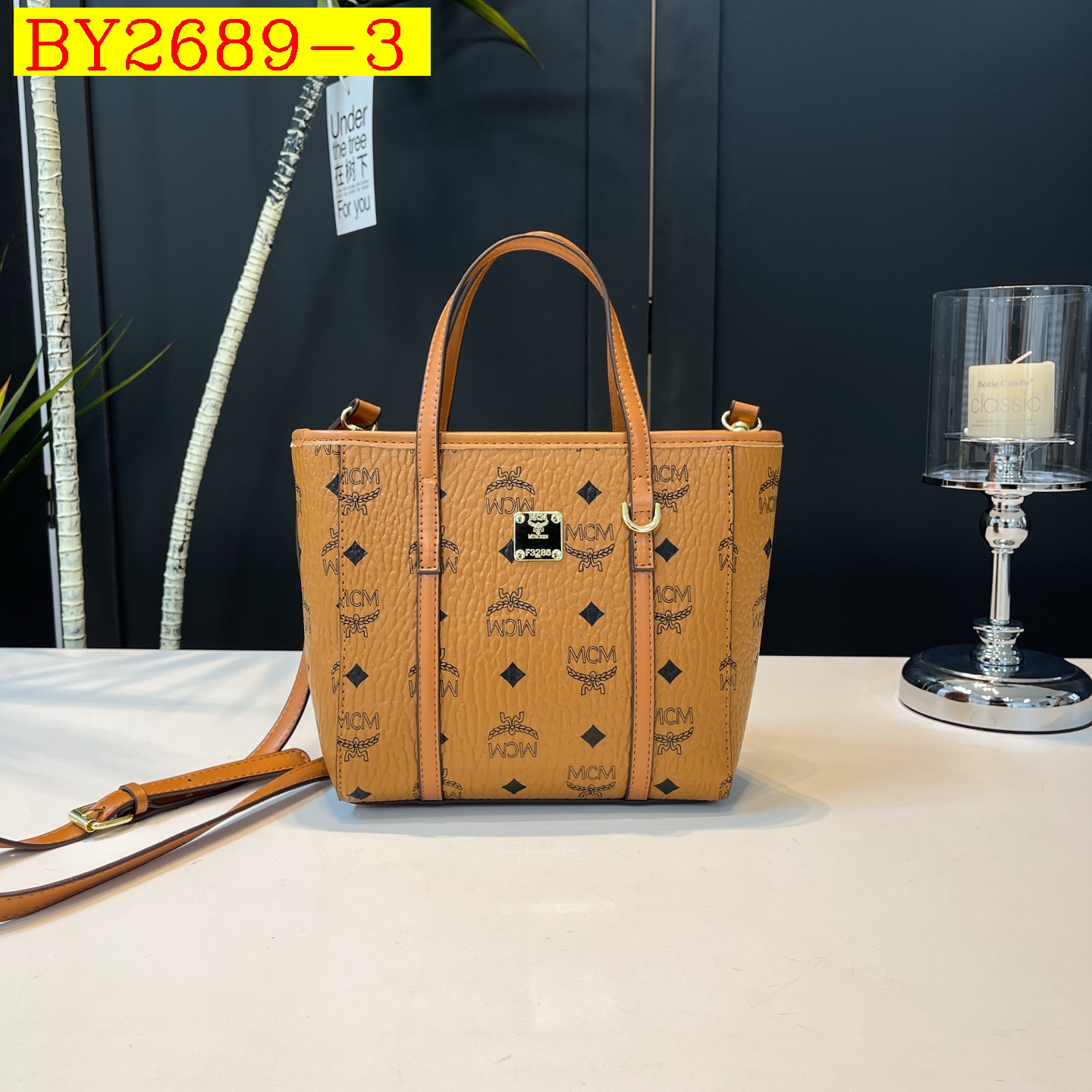 28$ dh MCM 68818 Tote bag size 19X20X9 cm 60384212988 BY2689 gallery