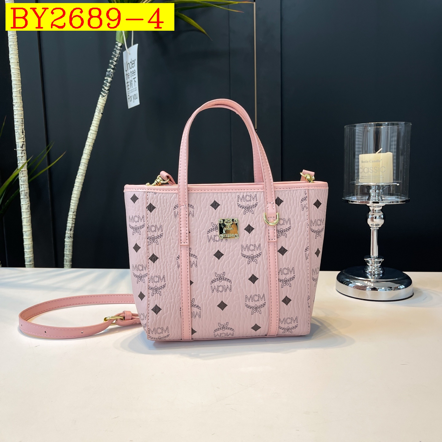 28$ dh MCM 68818 Tote bag size 19X20X9 cm 60384212988 BY2689 gallery
