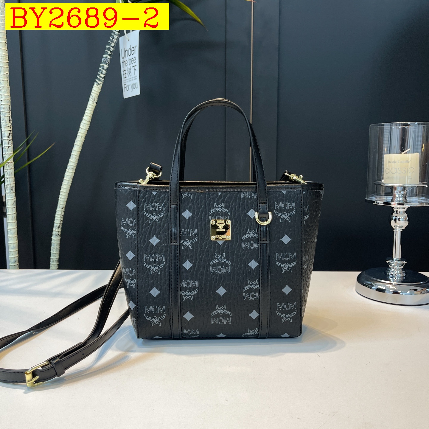 28$ dh MCM 68818 Tote bag size 19X20X9 cm 60384212988 BY2689 gallery