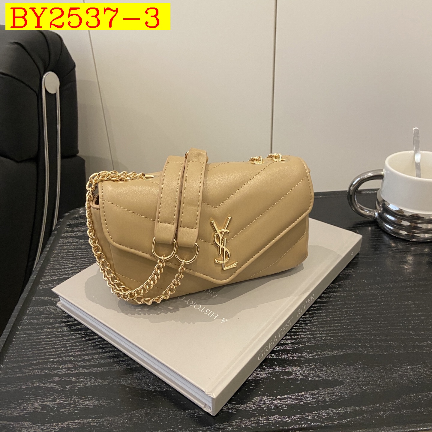 28$ dh YSL Shoulder bag size 20X6X12 cm 90584612985 BY2537 gallery