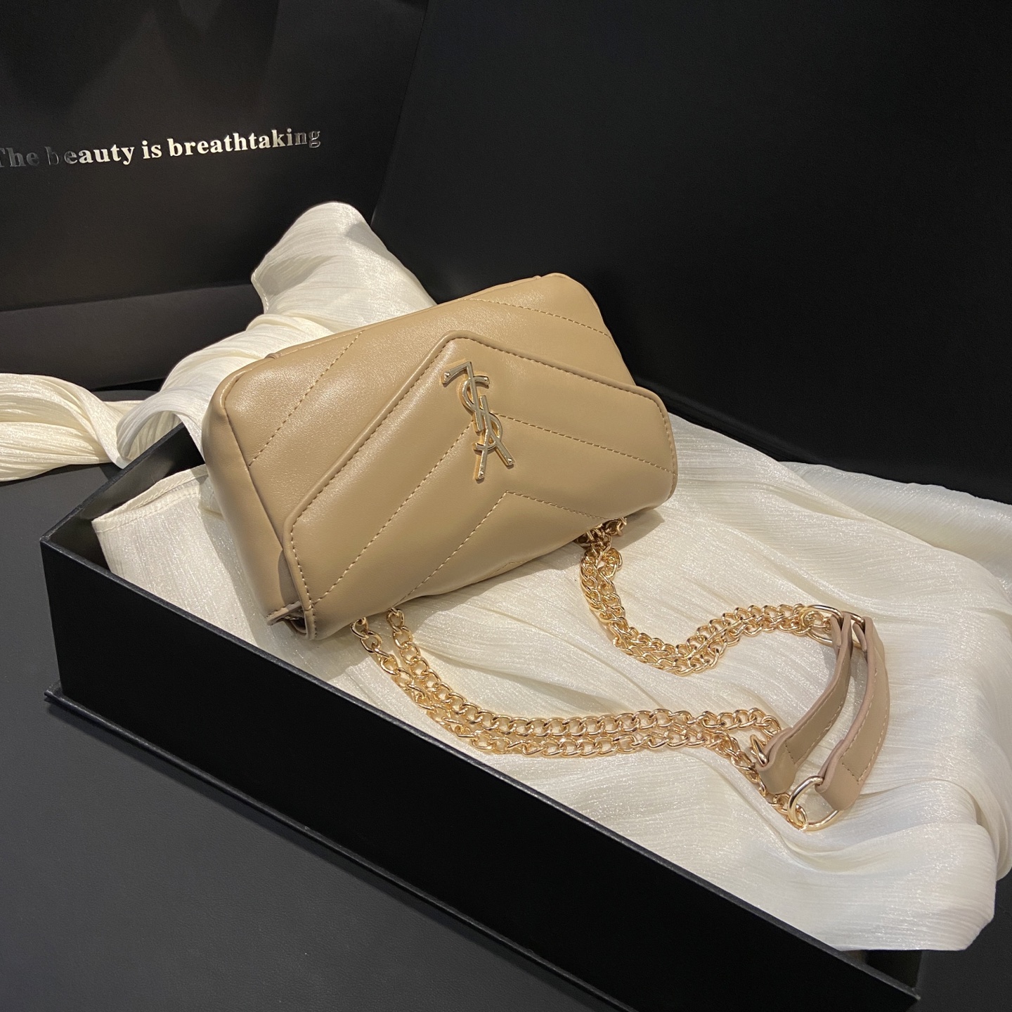 28$ dh YSL Shoulder bag size 20X6X12 cm 90584612985 BY2537 gallery