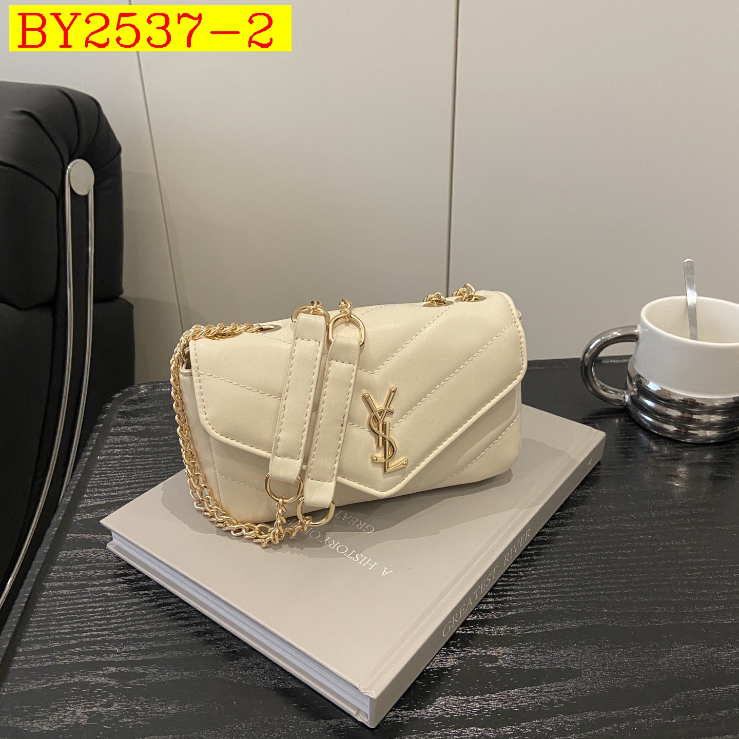 28$ dh YSL Shoulder bag size 20X6X12 cm 90584612985 BY2537 gallery
