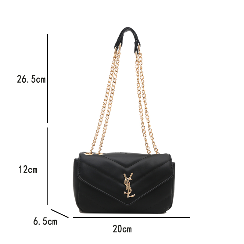 28$ dh YSL Shoulder bag size 20X6X12 cm 90584612985 BY2537 gallery