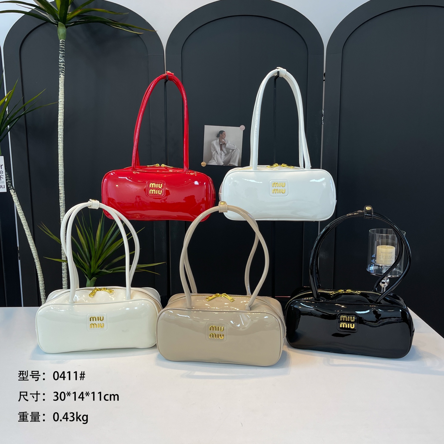 28$ miumiu 0411 Shoulder bag size 30x14x11 cm 3902 BY2851 gallery