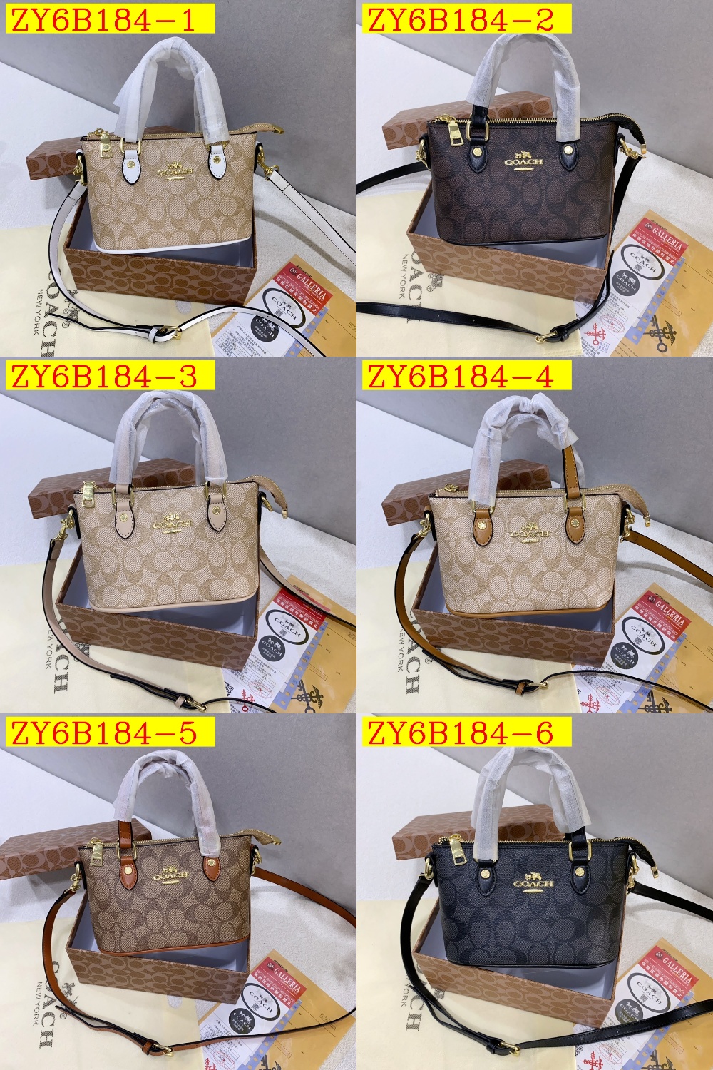 28$ new_dh COACH 3815 SIZE 20X13X10 CM 70481812878 ZY6B184 gallery