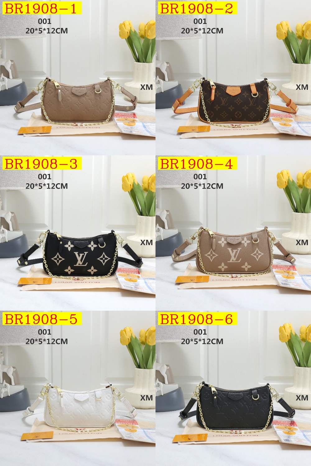 29$ LV 001 Shoulder bag size 20X5X12 cm 616280 BR1908 gallery