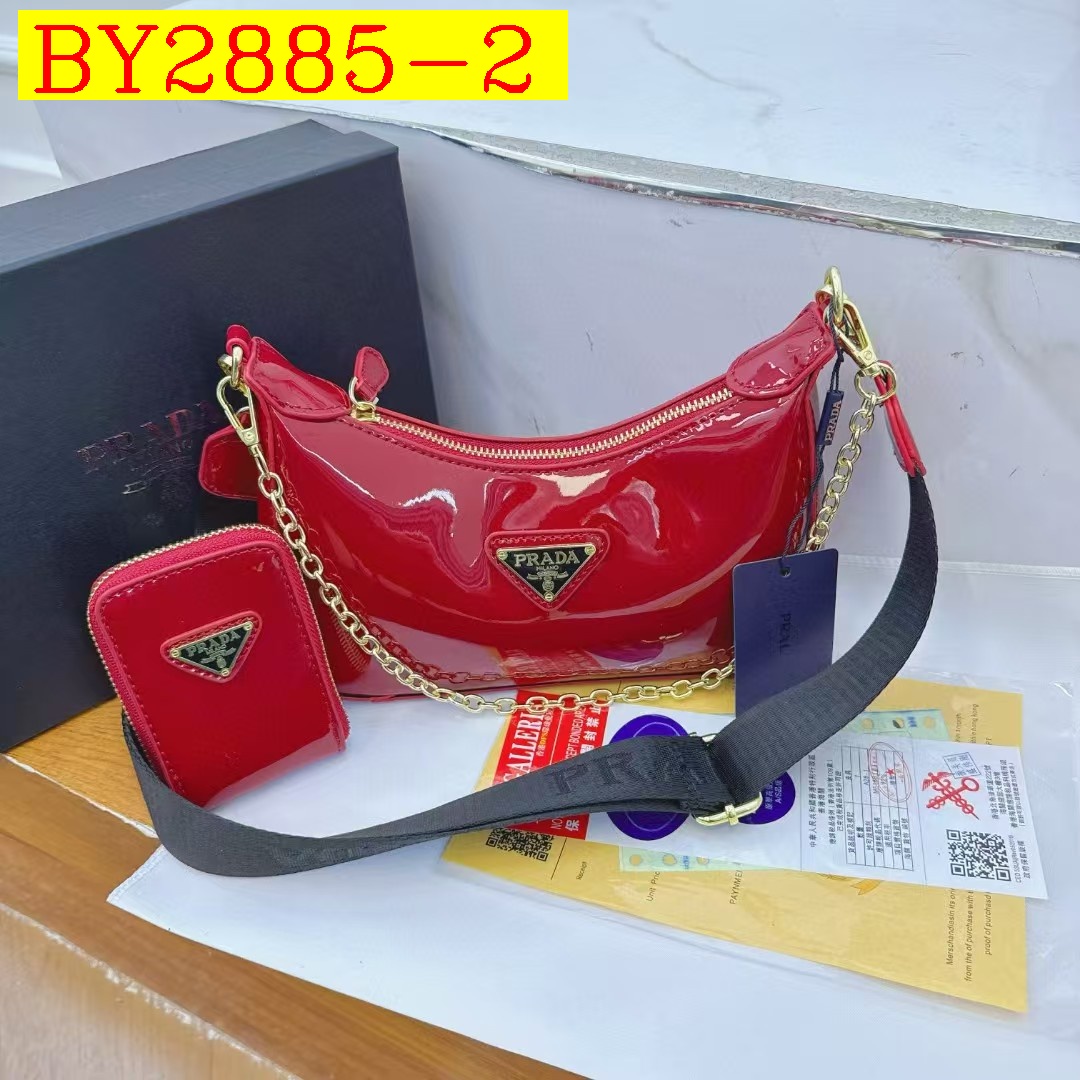 29$ PRADA 9556 Shoulder bag size 23X5X14 cm 117076 BY2885 gallery
