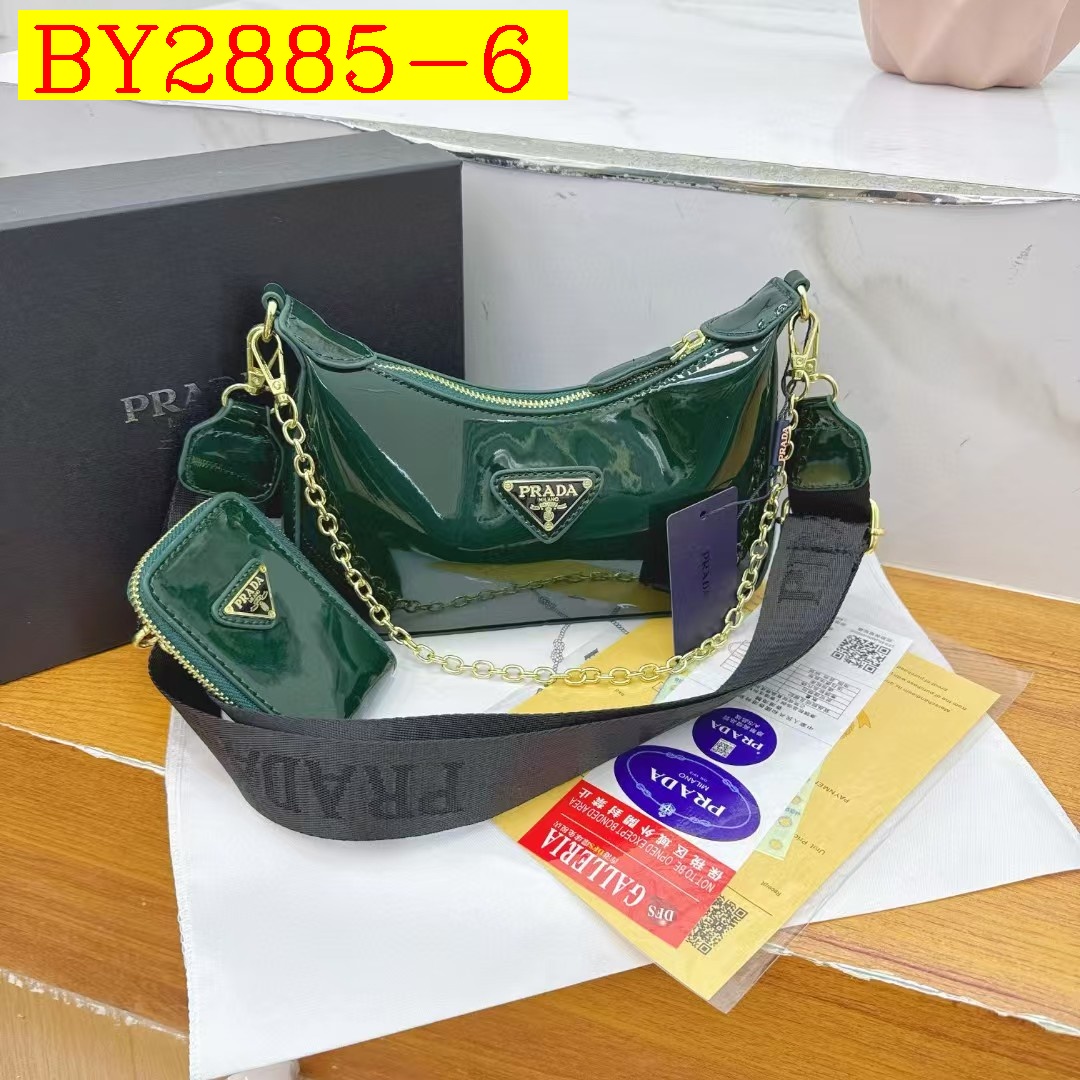 29$ PRADA 9556 Shoulder bag size 23X5X14 cm 117076 BY2885 gallery