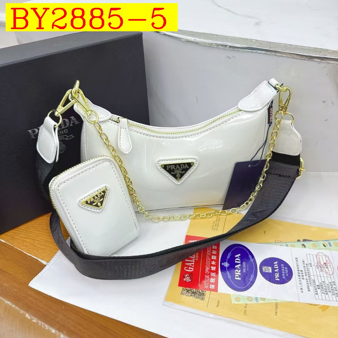 29$ PRADA 9556 Shoulder bag size 23X5X14 cm 117076 BY2885 gallery