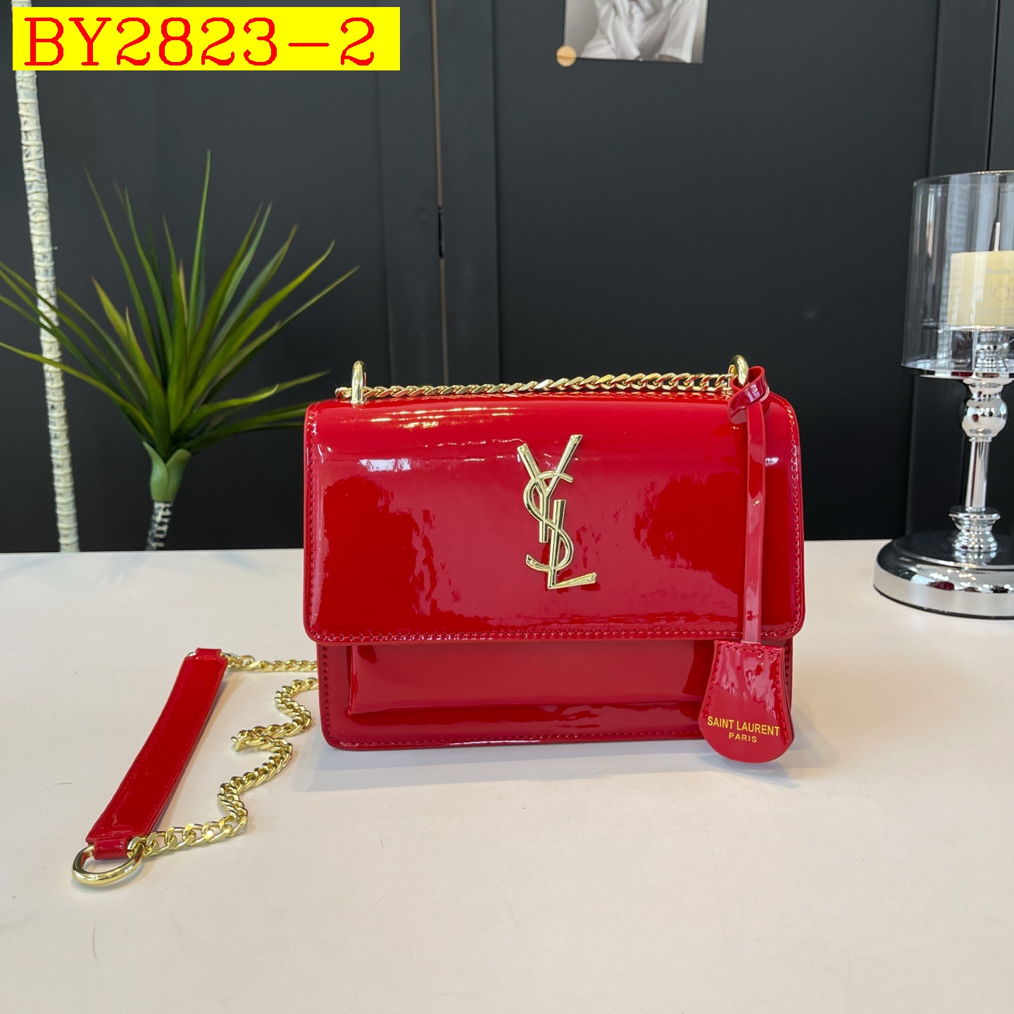 29$ YSL 78802 Shoulder bag size 22x16x8 cm 9920 BY2823 gallery