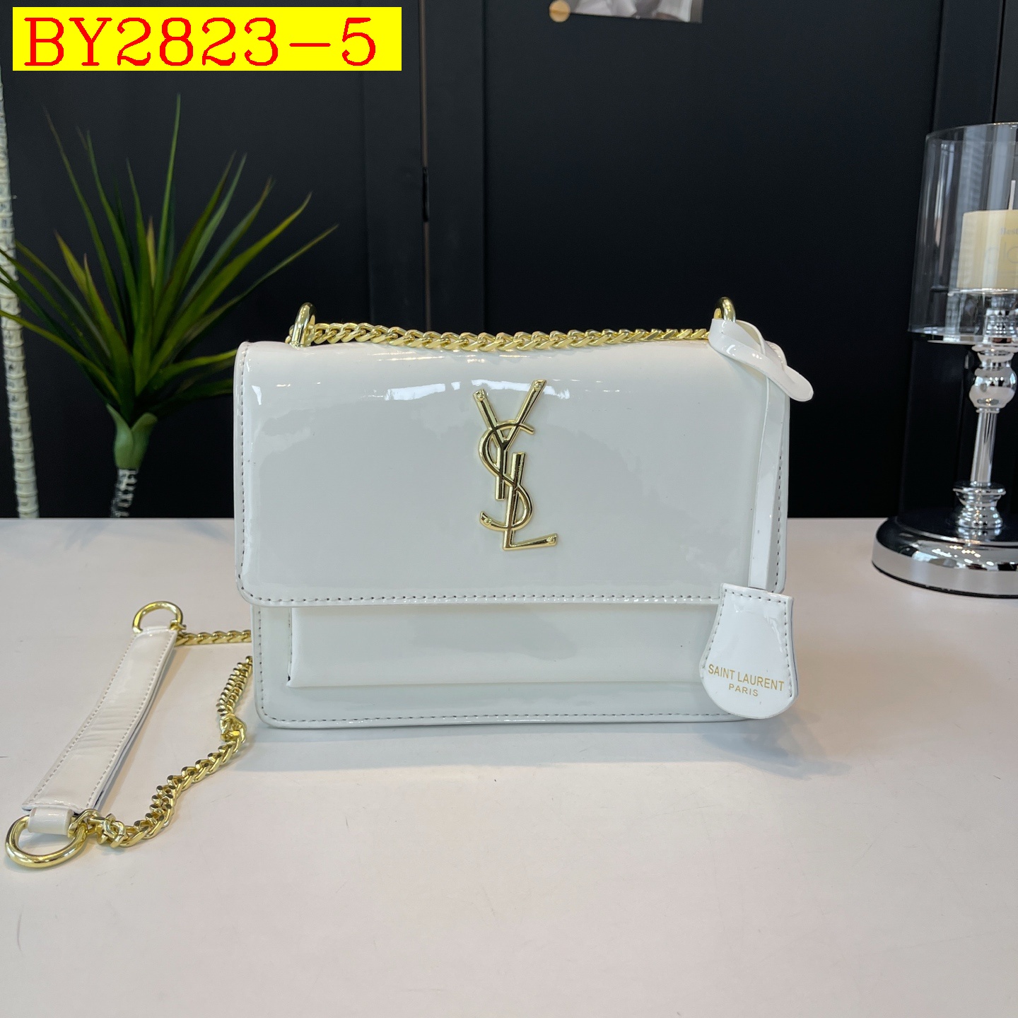 29$ YSL 78802 Shoulder bag size 22x16x8 cm 9920 BY2823 gallery