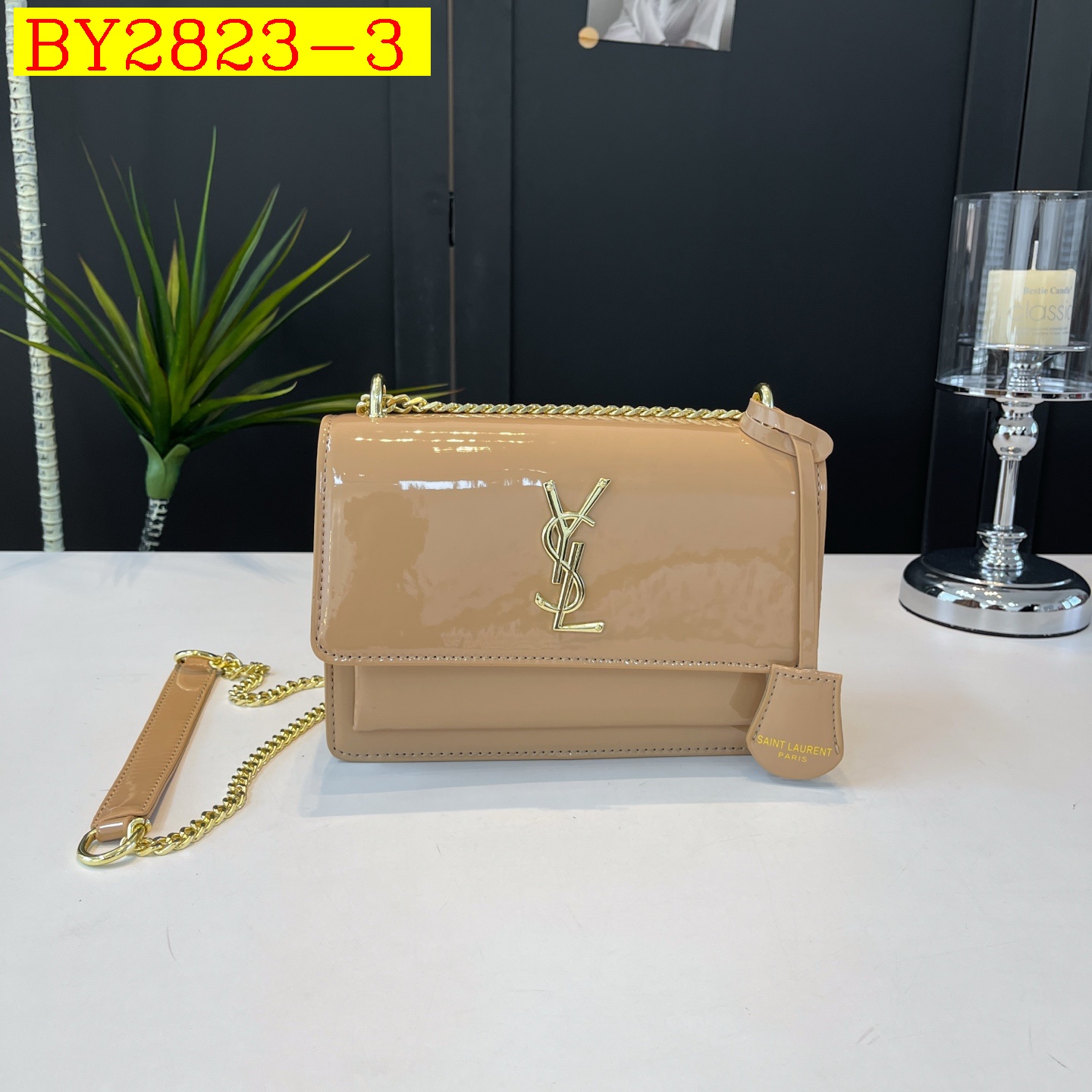 29$ YSL 78802 Shoulder bag size 22x16x8 cm 9920 BY2823 gallery