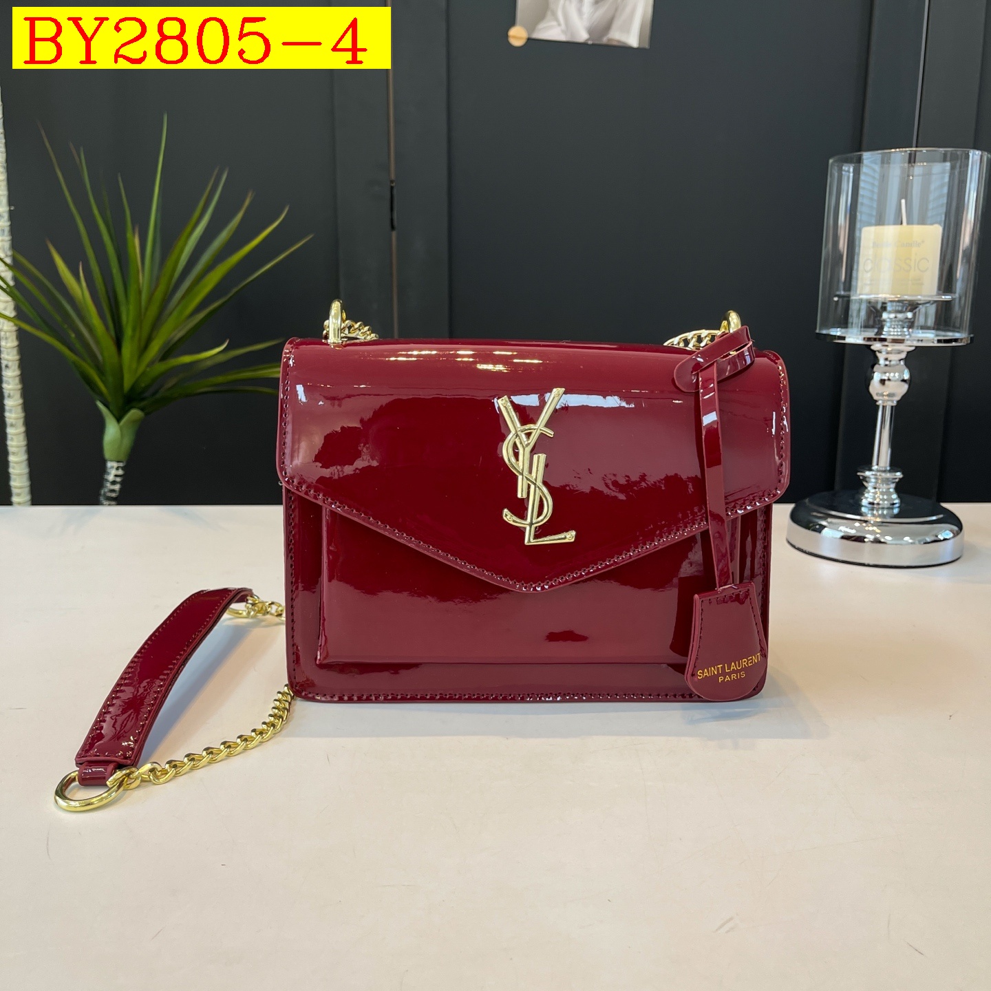 29$ YSL 78805 Shoulder bag size 22x16x8 cm 2950 BY2805 gallery