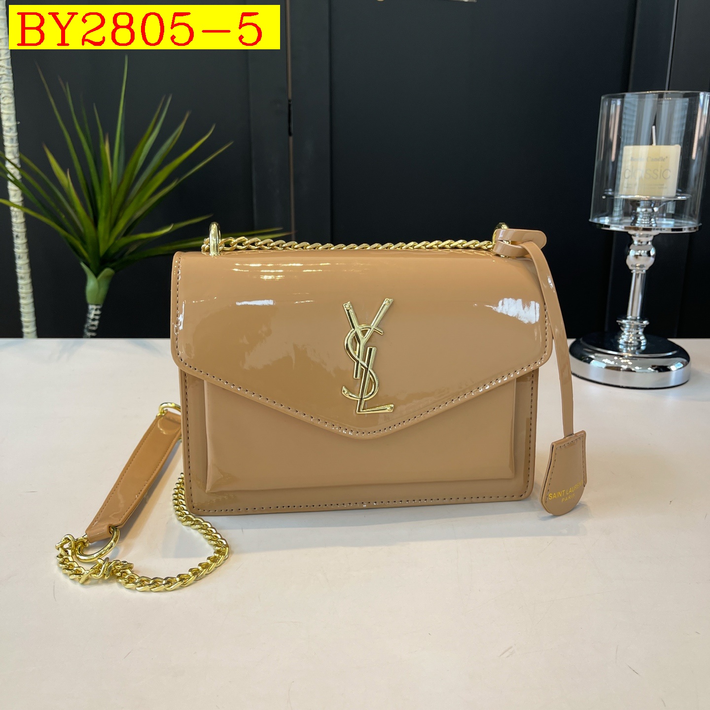 29$ YSL 78805 Shoulder bag size 22x16x8 cm 2950 BY2805 gallery