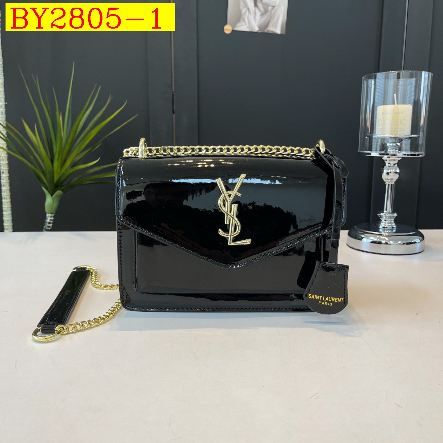 29$ YSL 78805 Shoulder bag size 22x16x8 cm 2950 BY2805 gallery