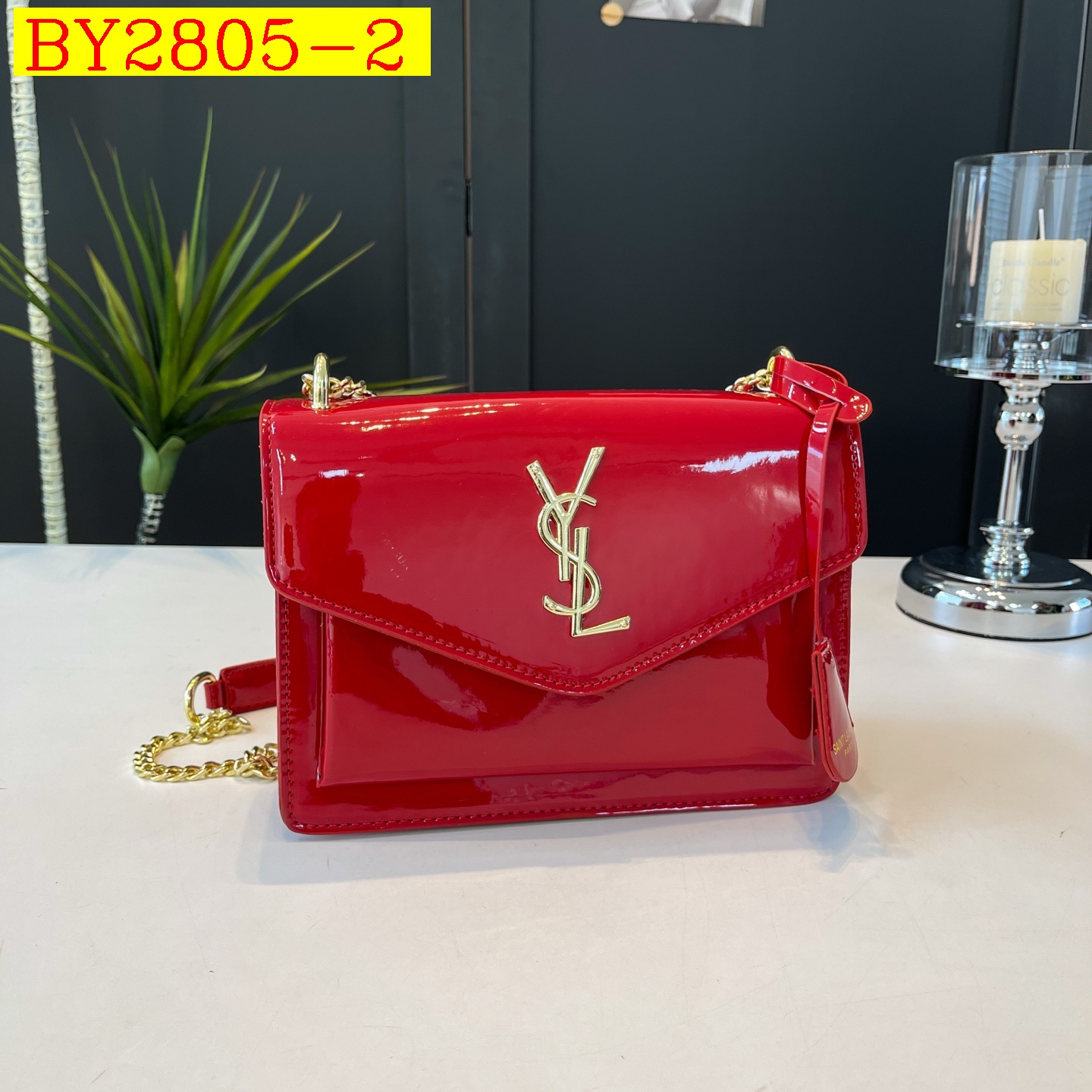 29$ YSL 78805 Shoulder bag size 22x16x8 cm 2950 BY2805 gallery