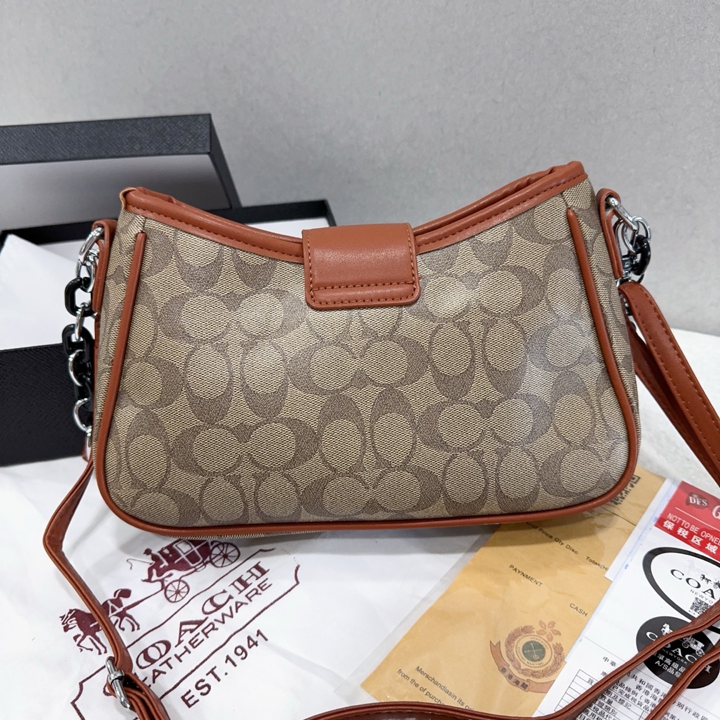 29$ dh COACH 9222 Shoulder bag size 27X17X8 cm 80596222095 BY2487 gallery