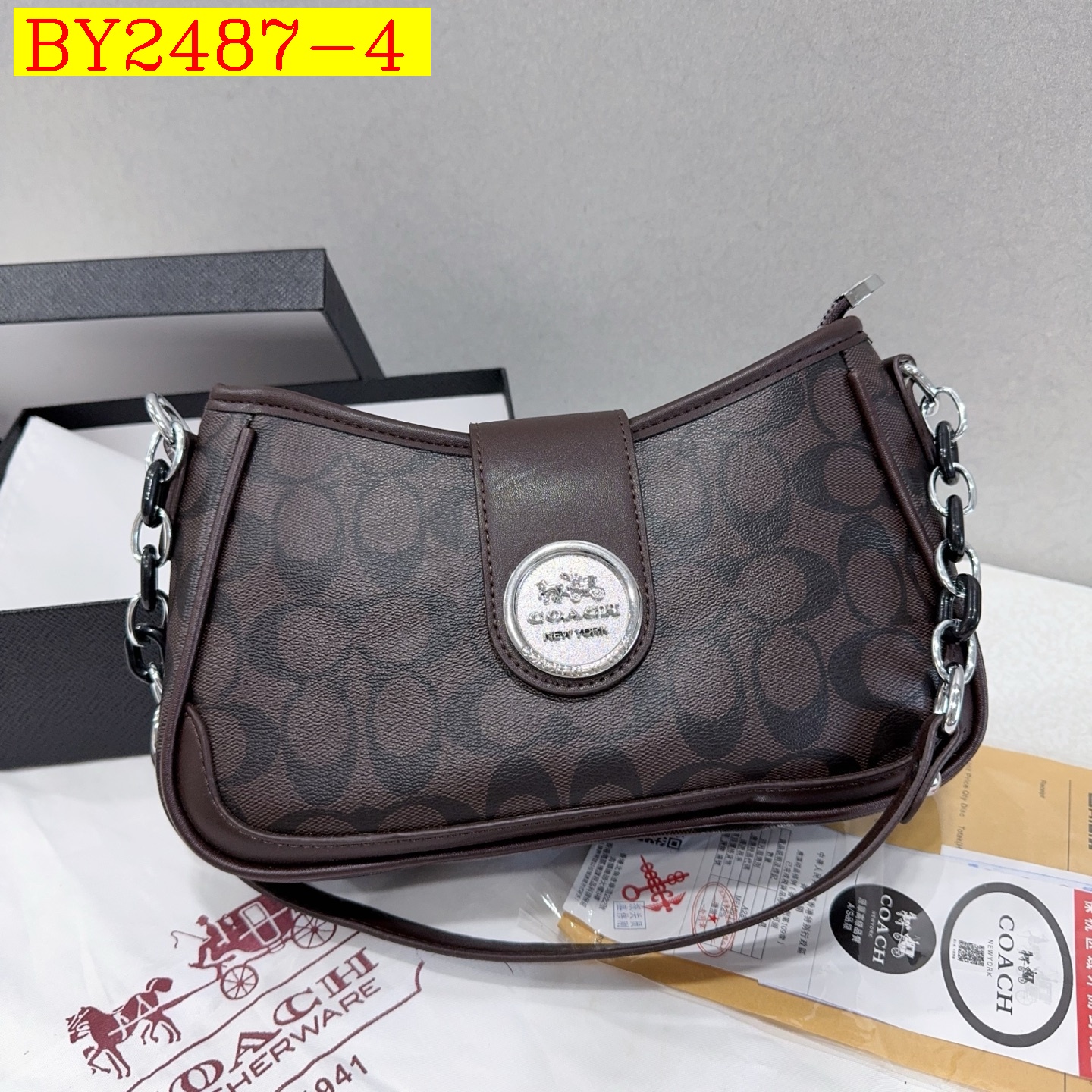 29$ dh COACH 9222 Shoulder bag size 27X17X8 cm 80596222095 BY2487 gallery
