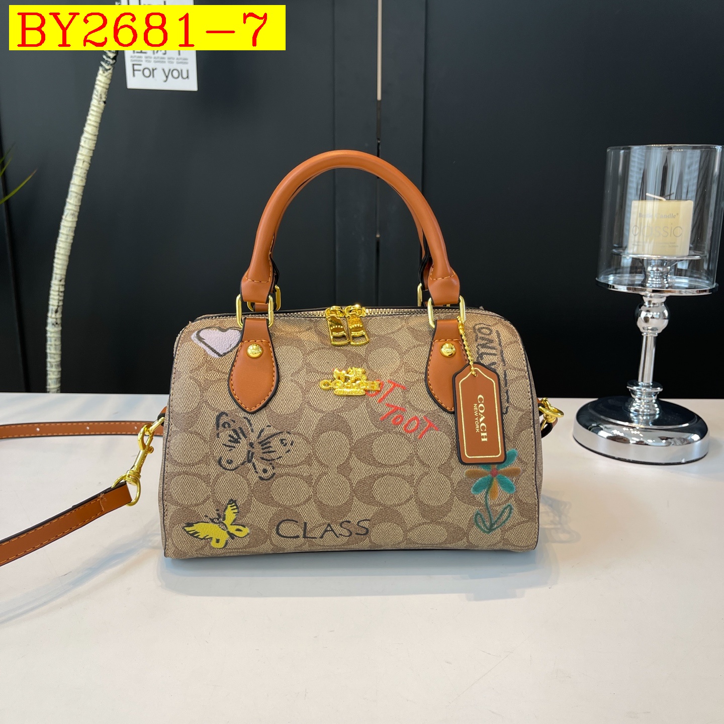 29$ dh COACH F12 Shoulder bag size 26X14X13 cm 50296422091 BY2681 gallery