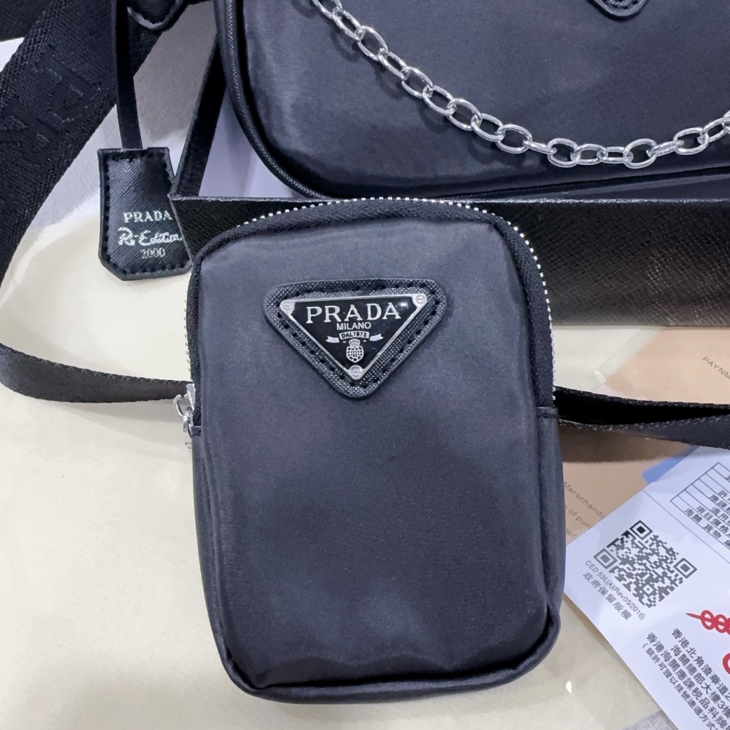 29$ dh PRADA 8008 Shoulder bag size 25X16X7 cm 50286422090 BY2305 gallery