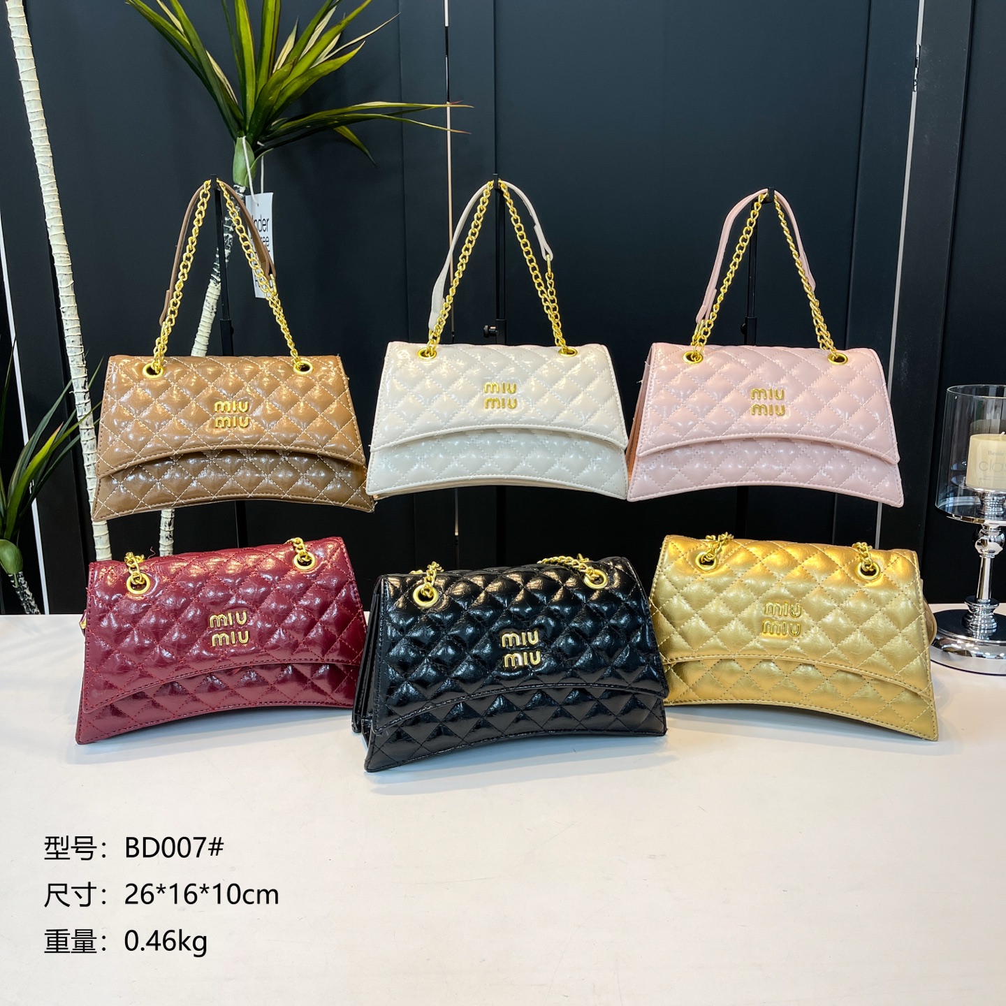 29$ dh miumiu BD007 Shoulder bag size 26X16X10 cm 60394022094 BY2269 gallery