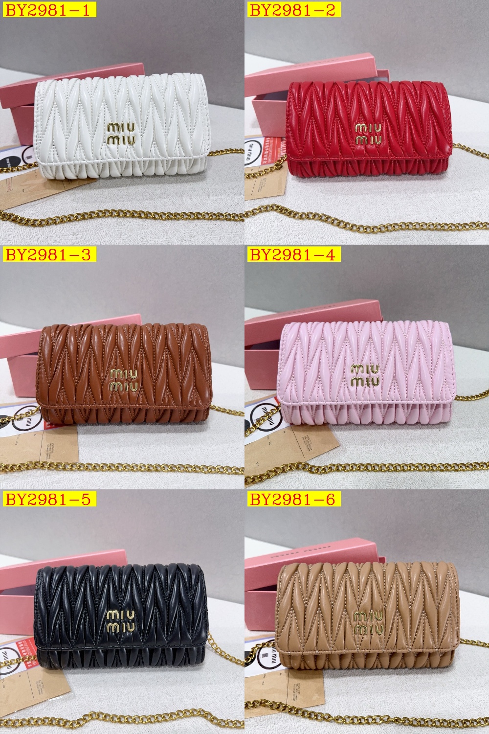 29$ miumiu 3082 Shoulder bag size 21x12x6 cm 511070 BY2981 gallery