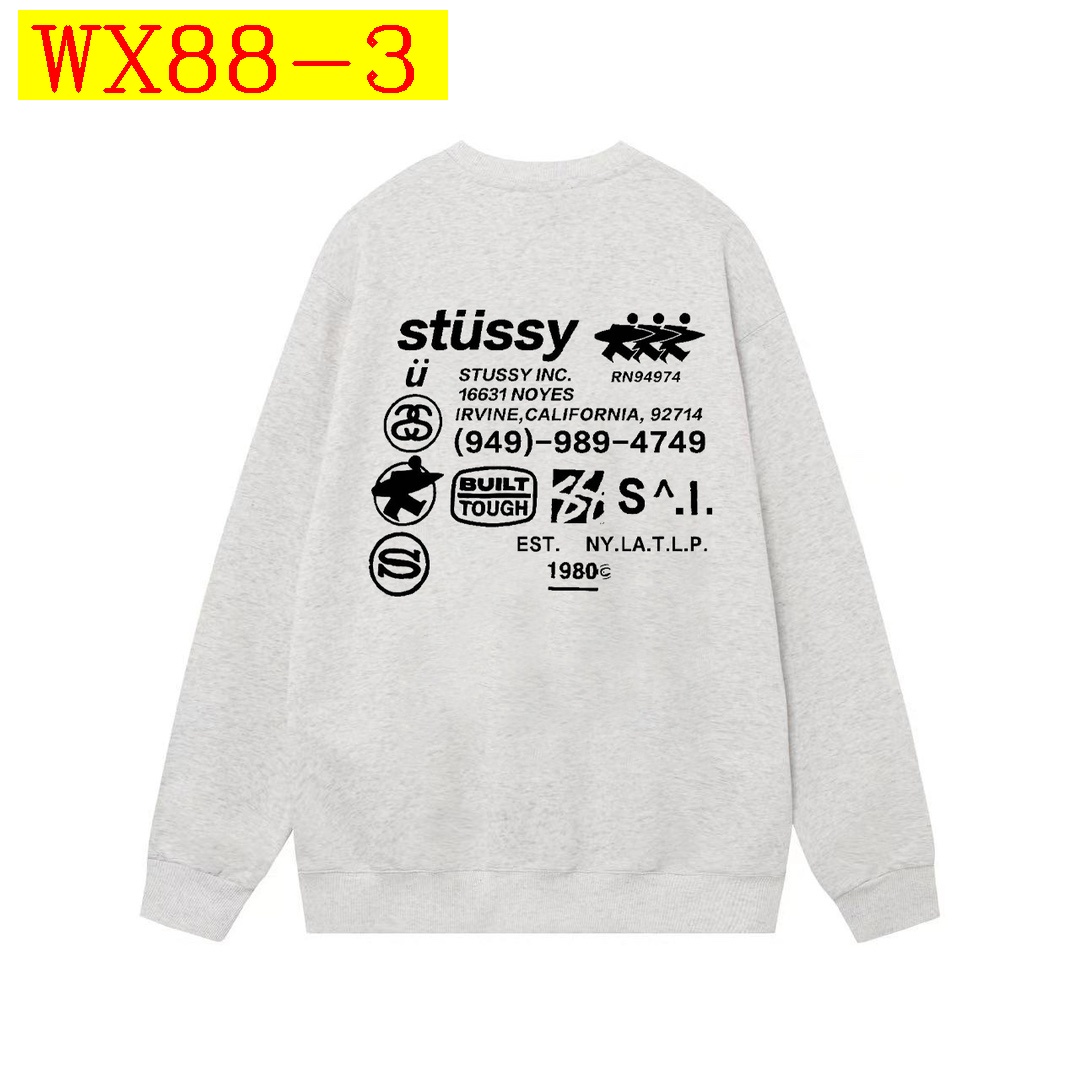 30$ 01885_HN266 Stussy FW24 DNA ZIP Hoodie size S-XL 115294 CODE WX88 gallery