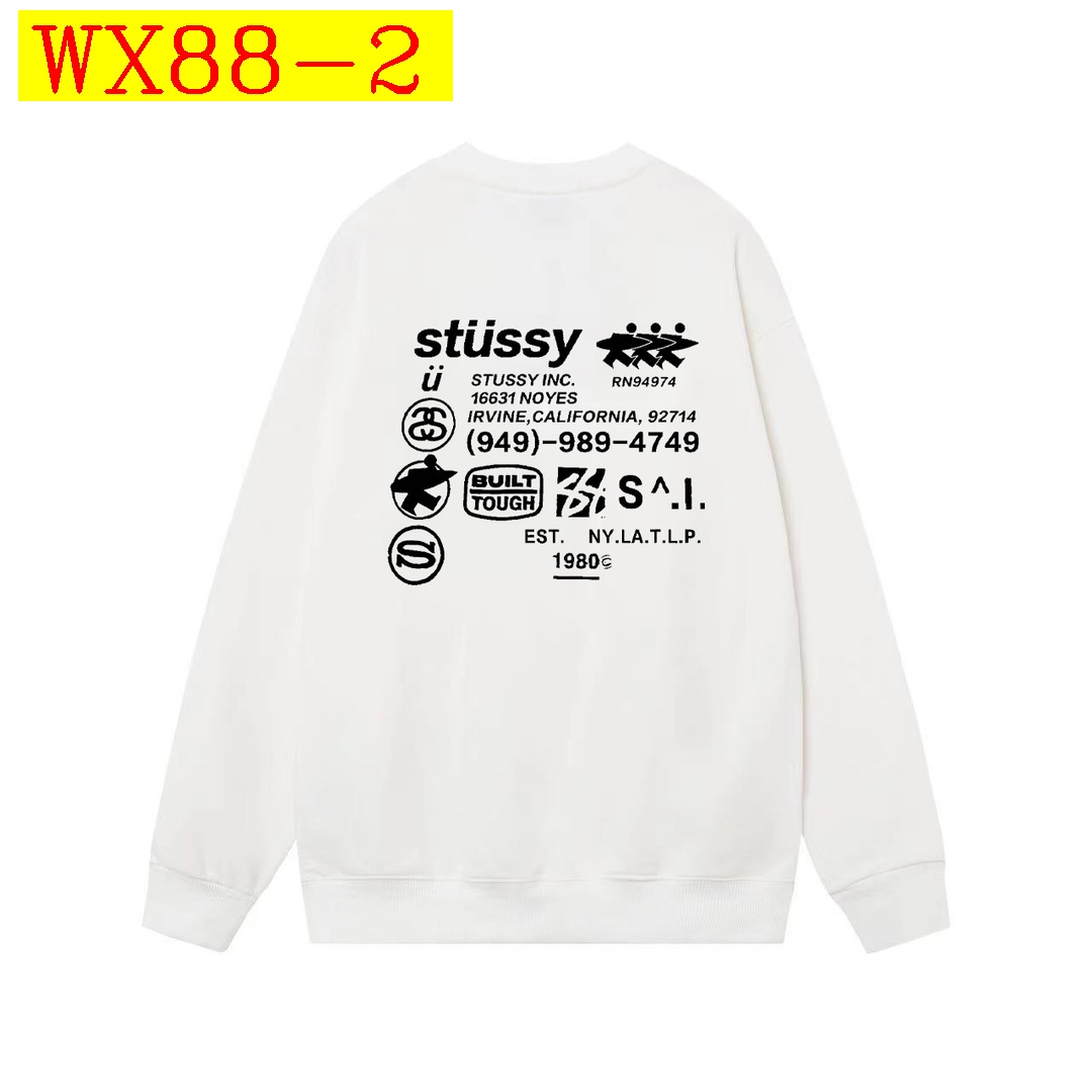 30$ 01885_HN266 Stussy FW24 DNA ZIP Hoodie size S-XL 115294 CODE WX88 gallery