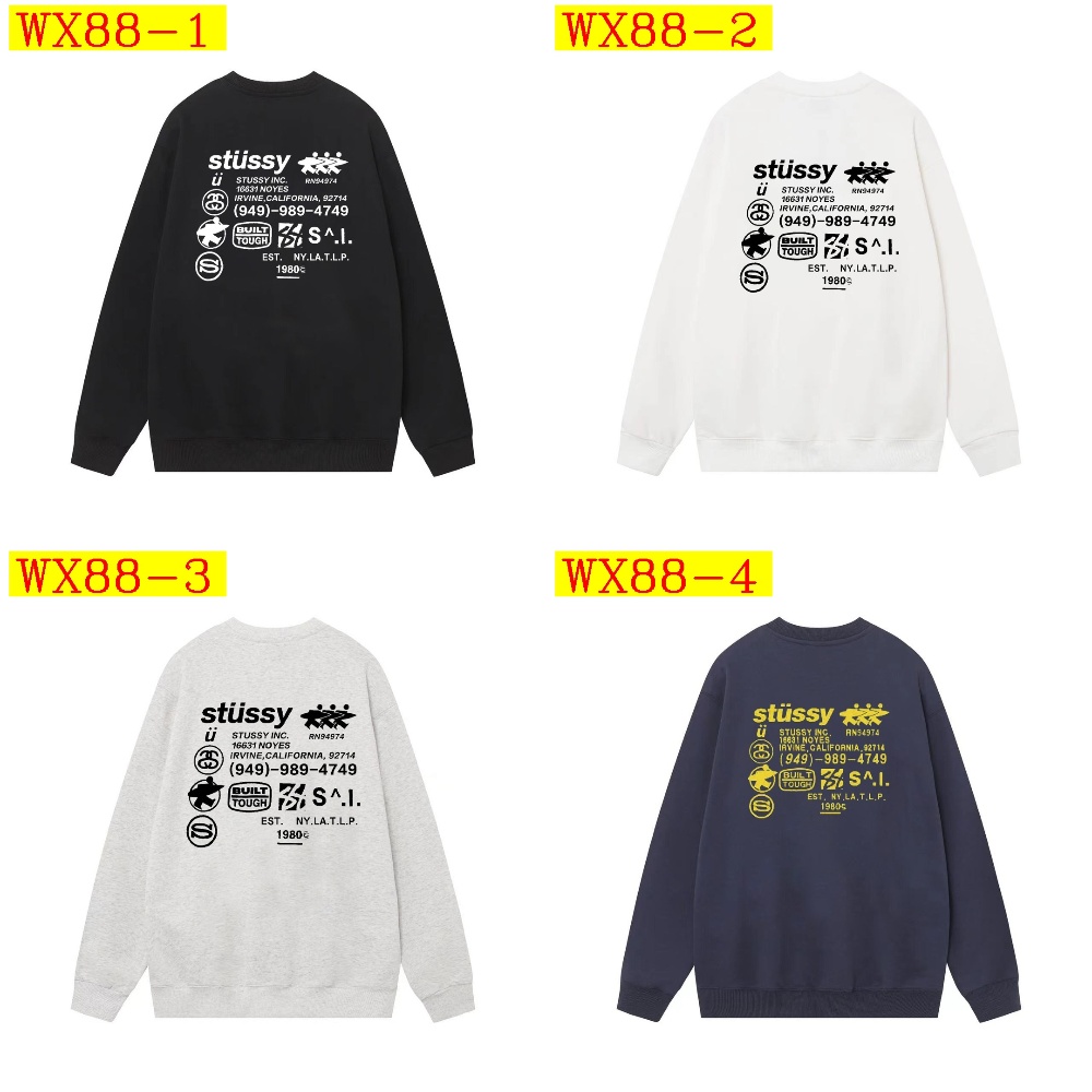 30$ 01885_HN266 Stussy FW24 DNA ZIP Hoodie size S-XL 115294 CODE WX88 gallery