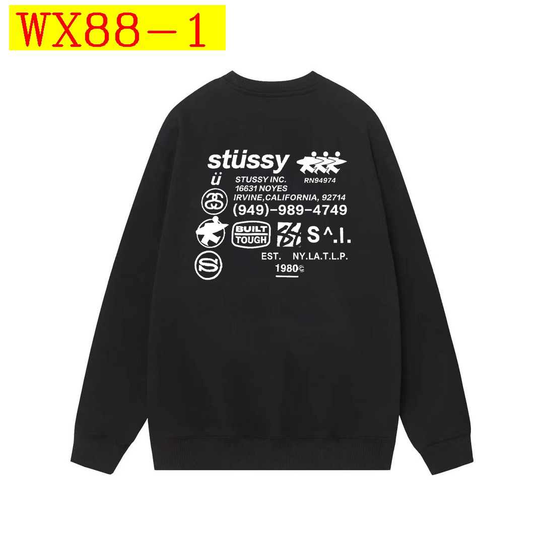 30$ 01885_HN266 Stussy FW24 DNA ZIP Hoodie size S-XL 115294 CODE WX88 gallery