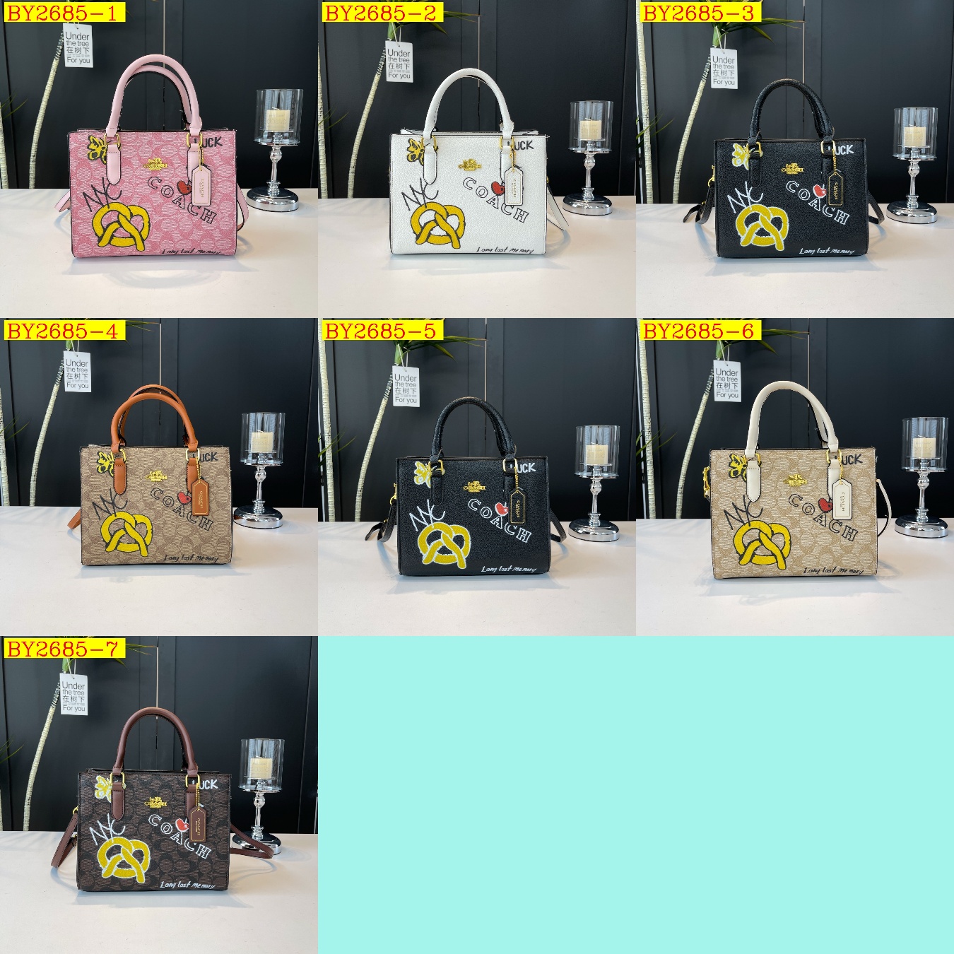 30$ dh COACH F15 Tote bag size 25X20X12 cm 50693423007 BY2685 gallery