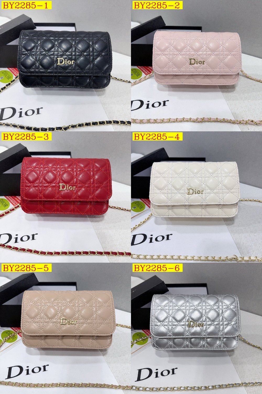 30$ dh DIOR 8823 Shoulder bag size 21X14X6 cm 70491623008 BY2285 gallery