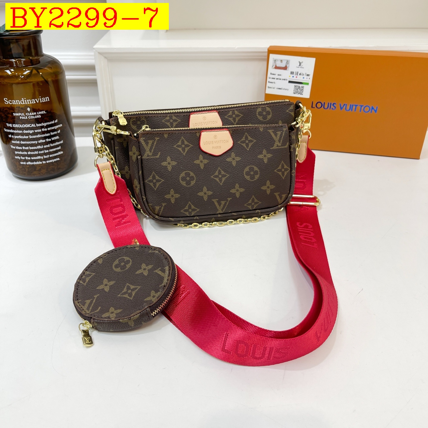 30$ dh LV 8808 Shoulder bag size 24X13X3 cm 60395823100 BY2299 gallery